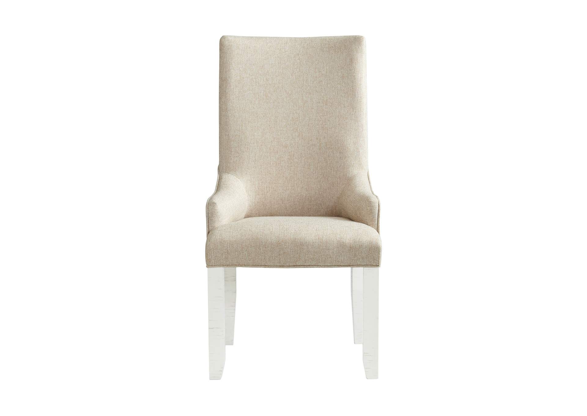 Stone Parson Arm Chair In White 2 Per Pack,Elements