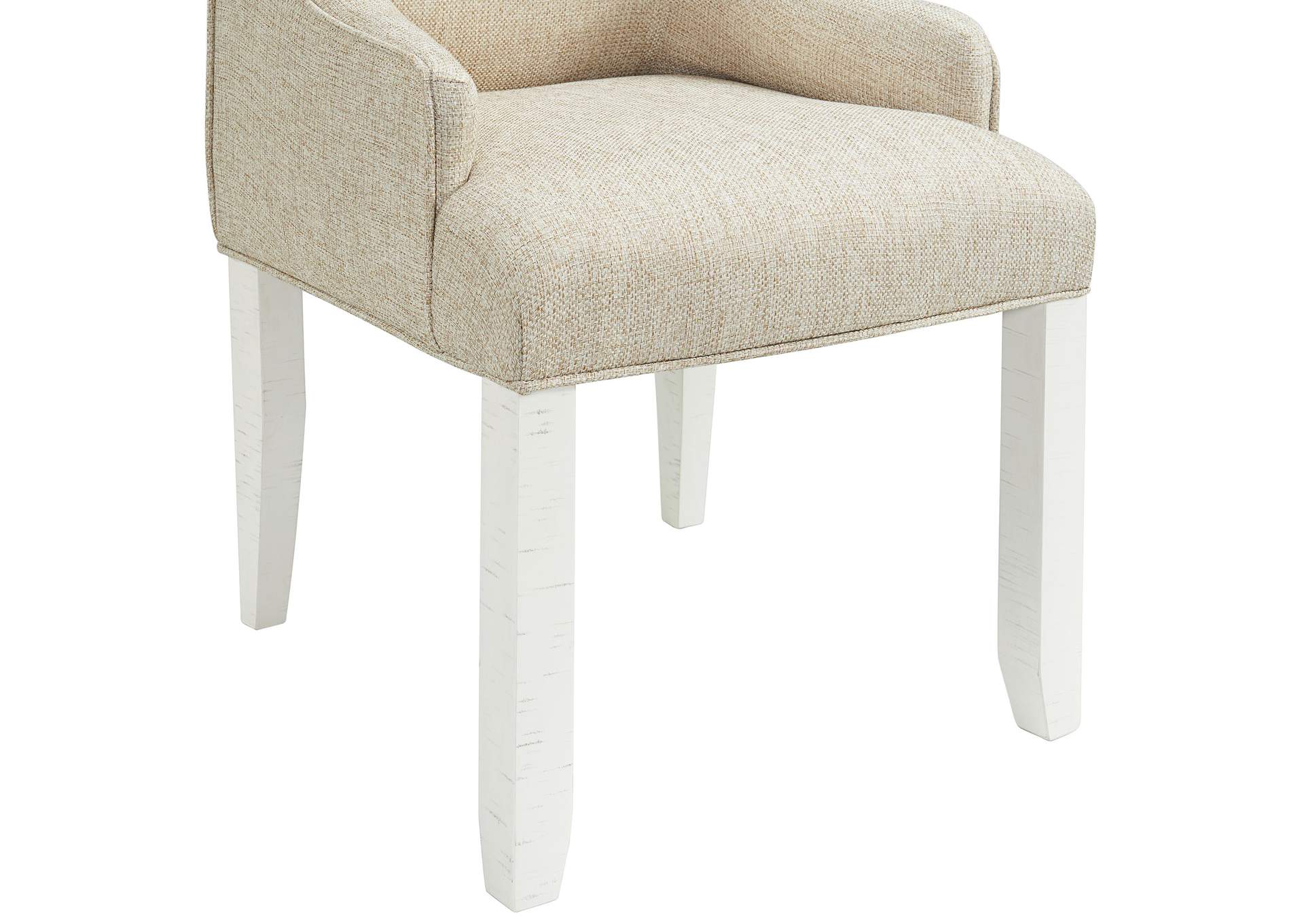Stone Parson Arm Chair In White 2 Per Pack,Elements