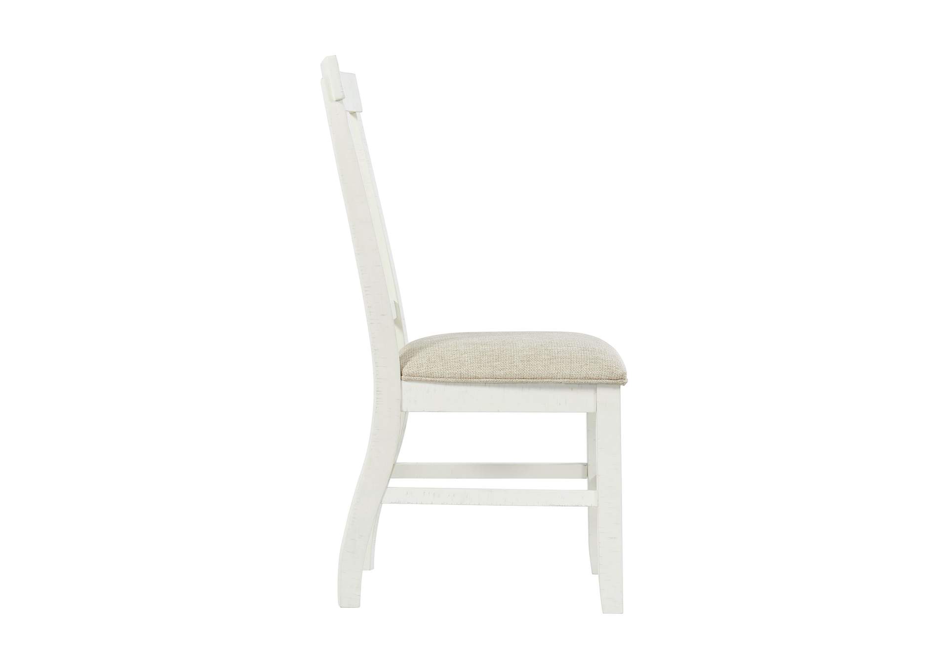 Stone Side Chair In White 2 Per Pack,Elements