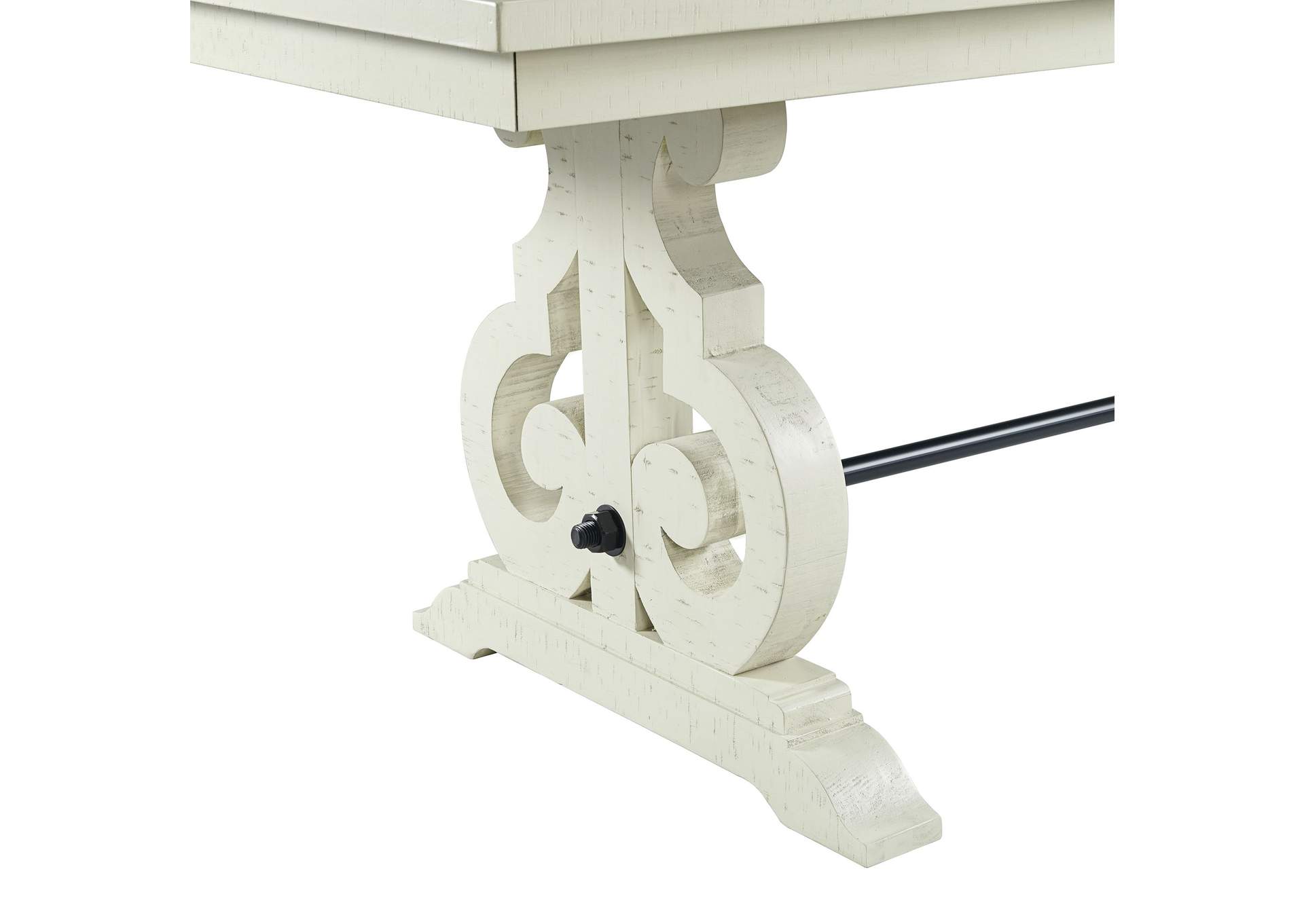 Stone Counter Table In White,Elements