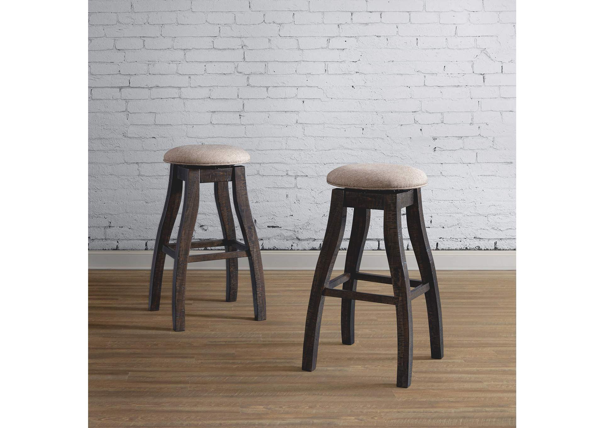Stone 30 Bar Stool With Swivel With Fabric Seat 2 Per Carton,Elements