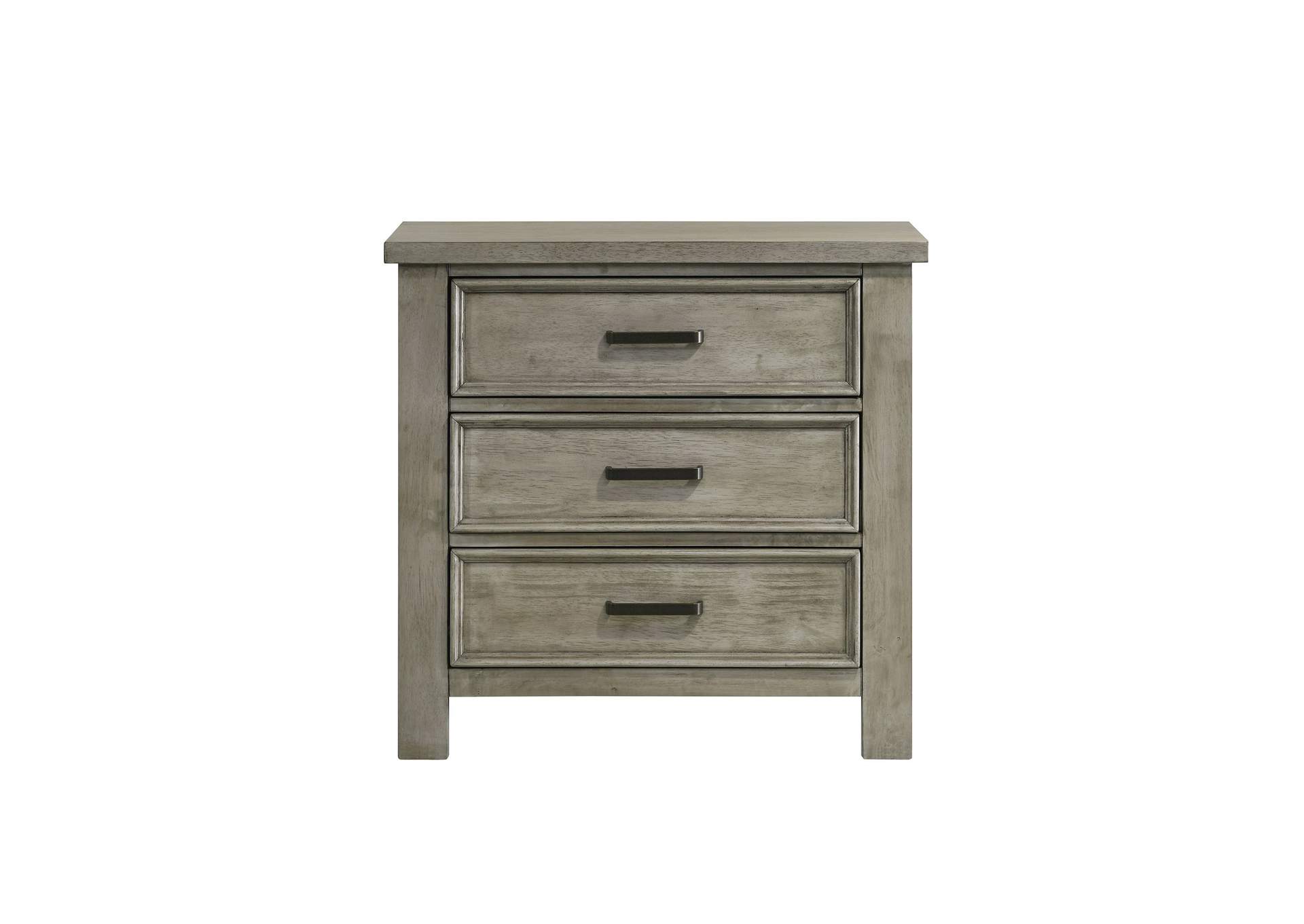 Sullivan 3 - Drawer Nightstand In Drift Grey,Elements