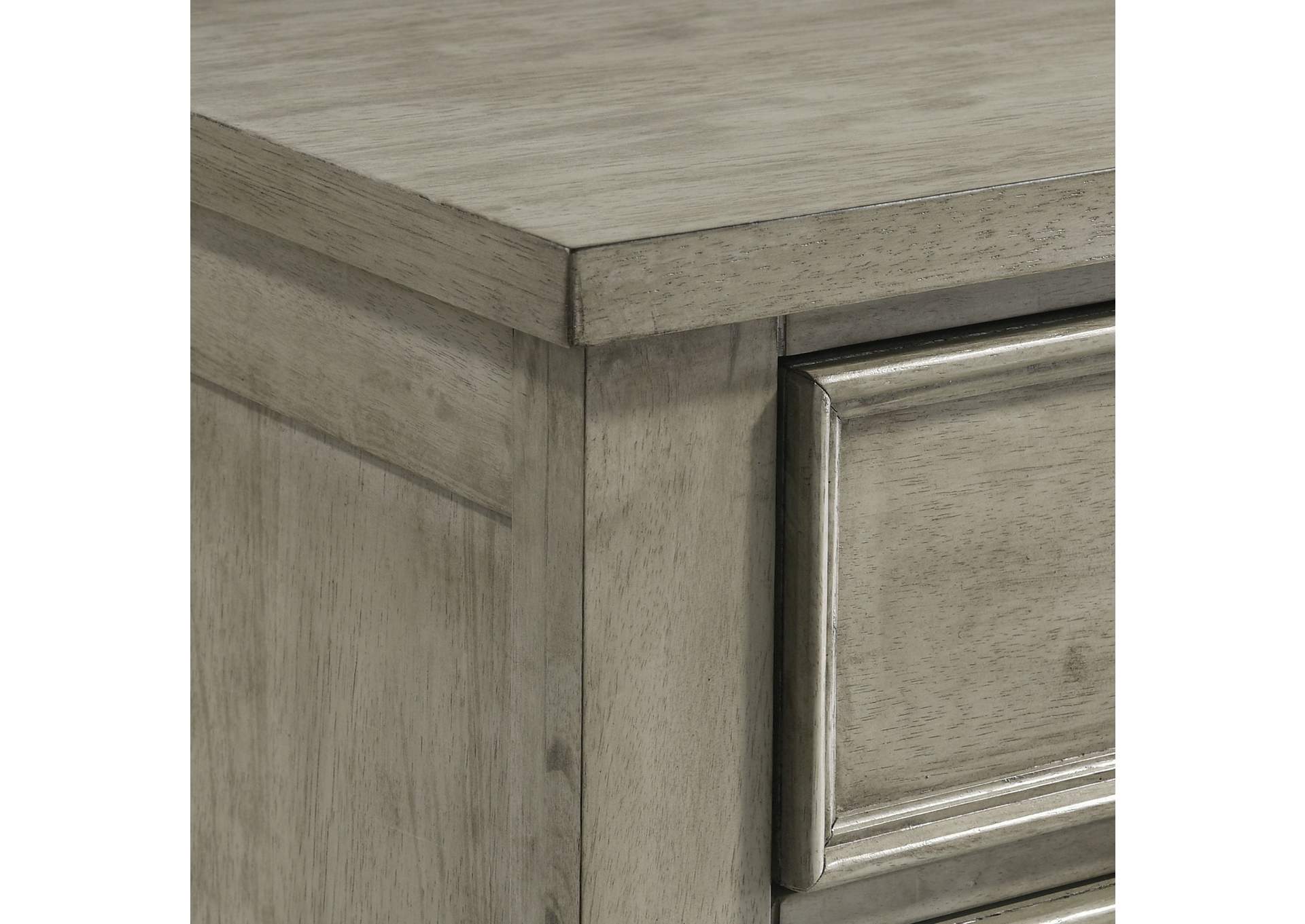 Sullivan 3 - Drawer Nightstand In Drift Grey,Elements