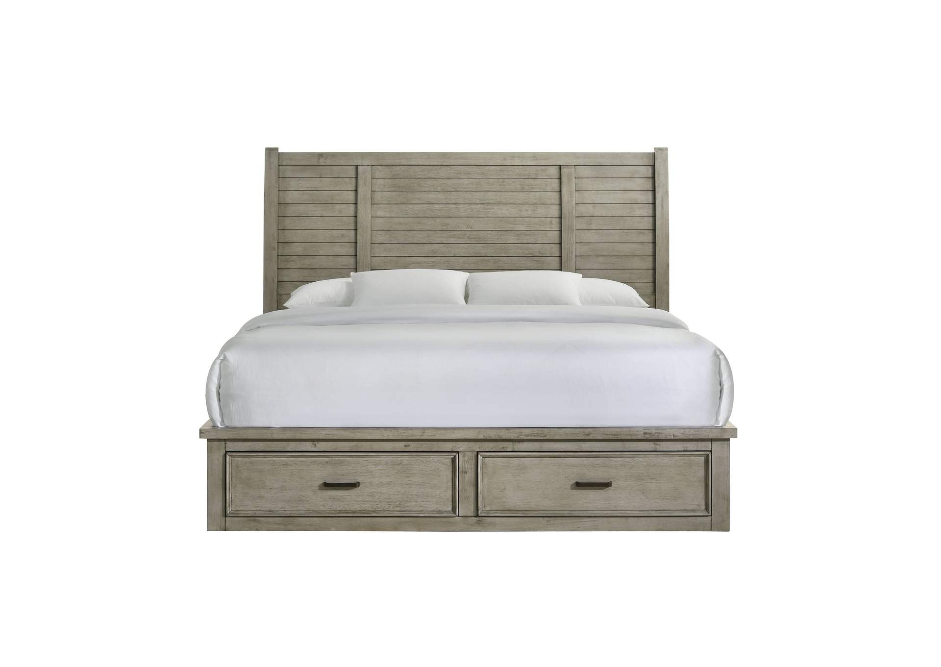 Sullivan King Storage Bed In Drift Grey,Elements
