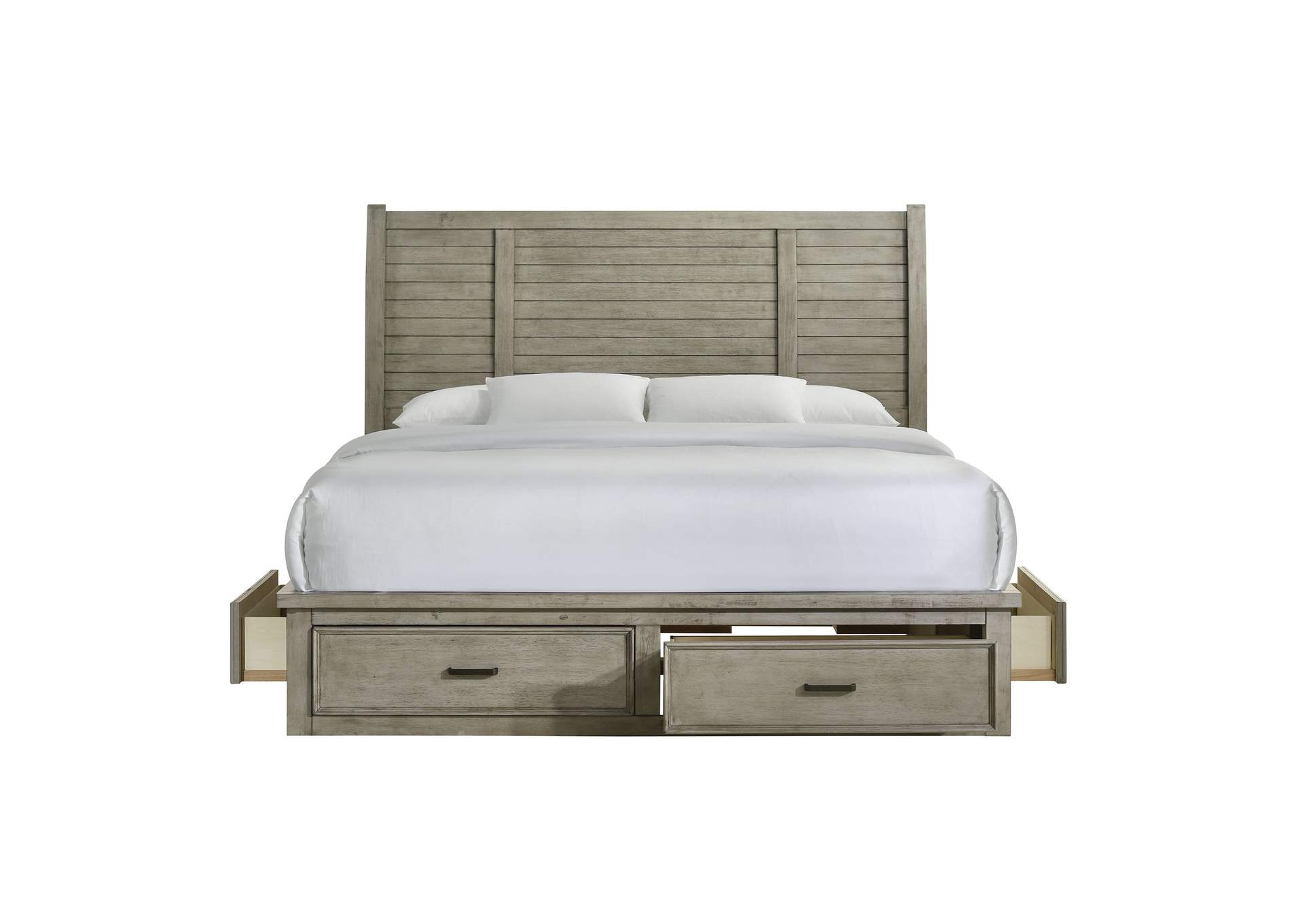 Sullivan King Storage Bed In Drift Grey,Elements