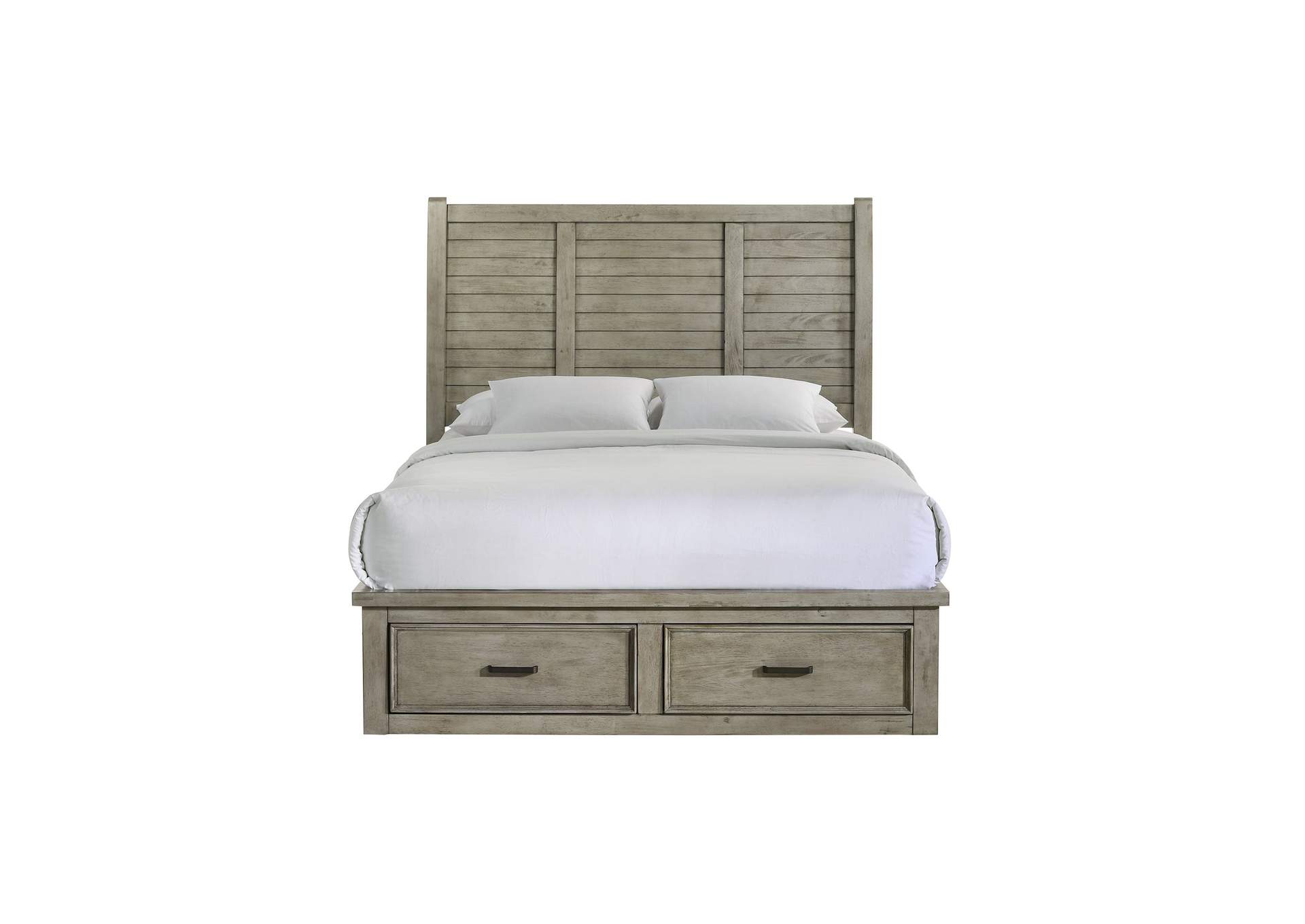 Sullivan Queen Storage Bed In Drift Grey,Elements