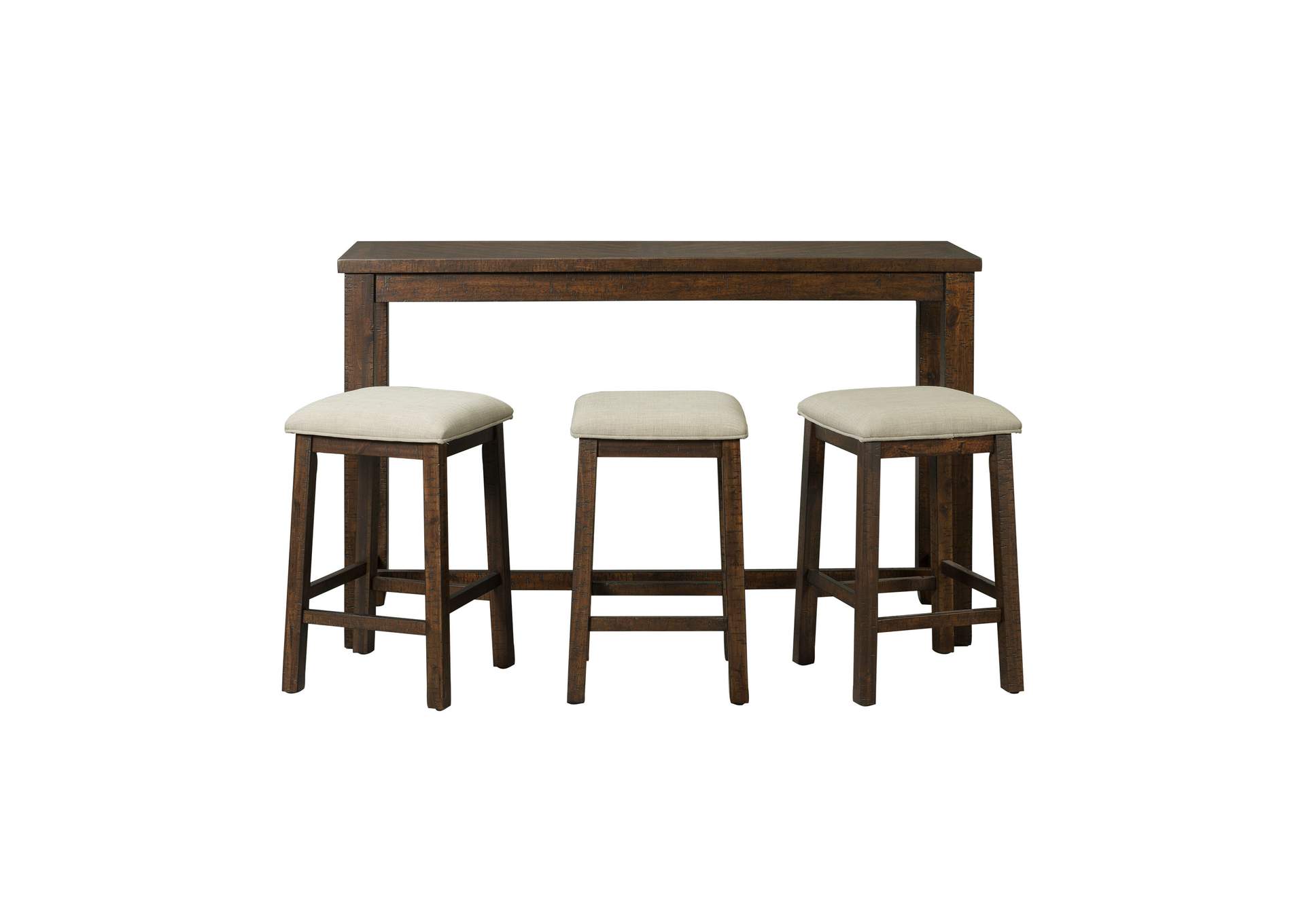 Jax Bar Table Single Pack Table Three Stools 3A,Elements