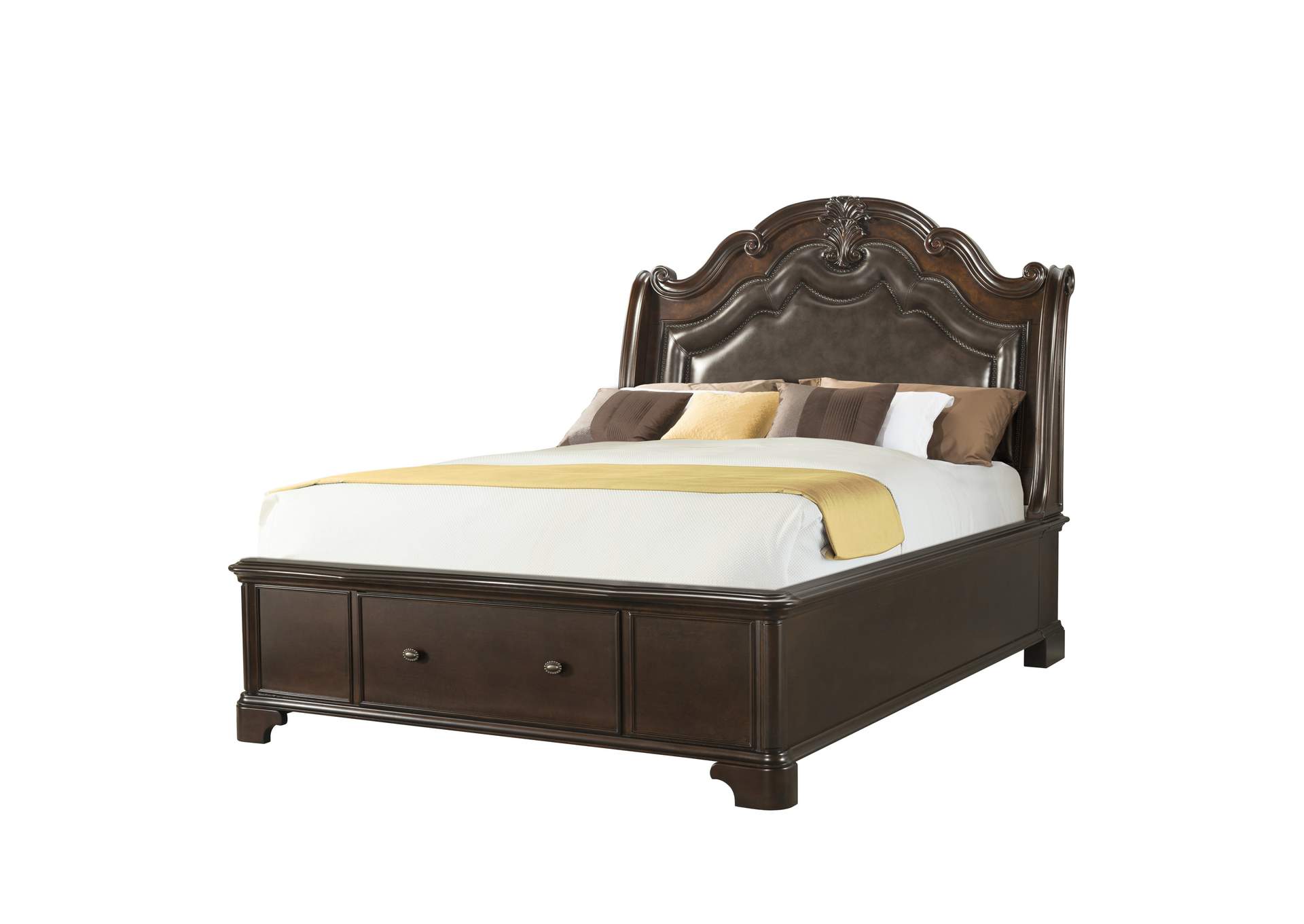 Tabasco King Storage 6 Piece Bedroom Set,Elements