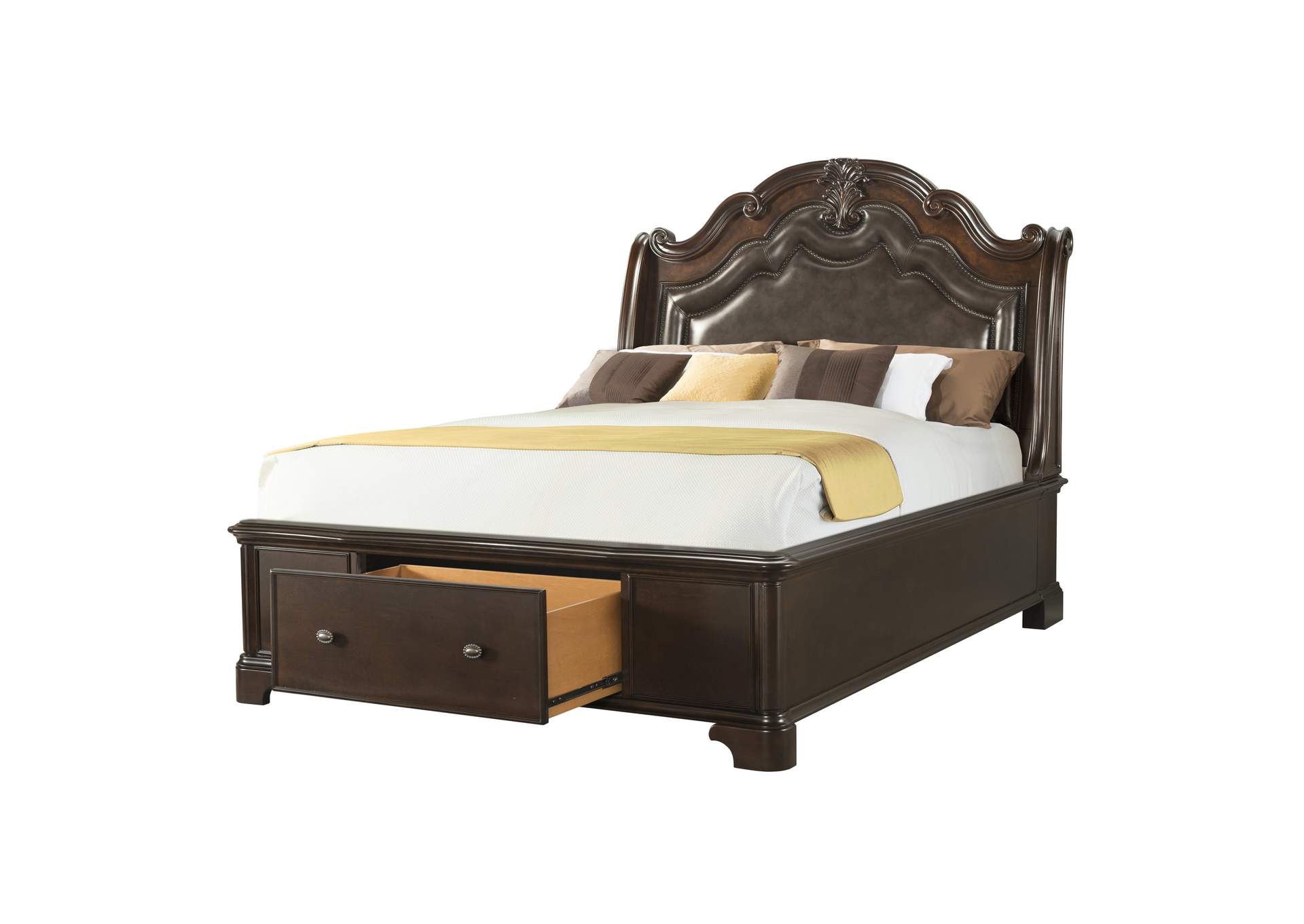 Tabasco King Storage 6 Piece Bedroom Set,Elements