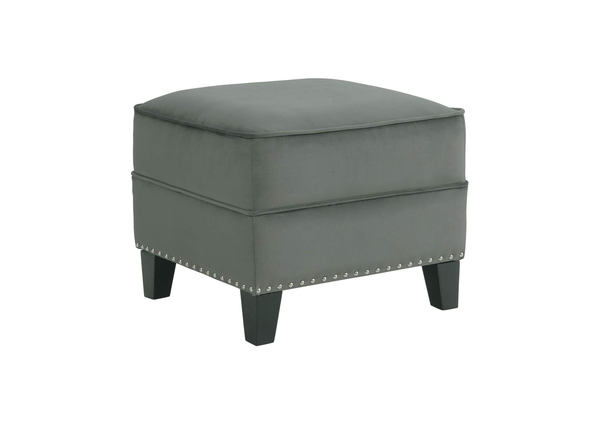 Tiffany Ottoman In Broadway Metal,Elements