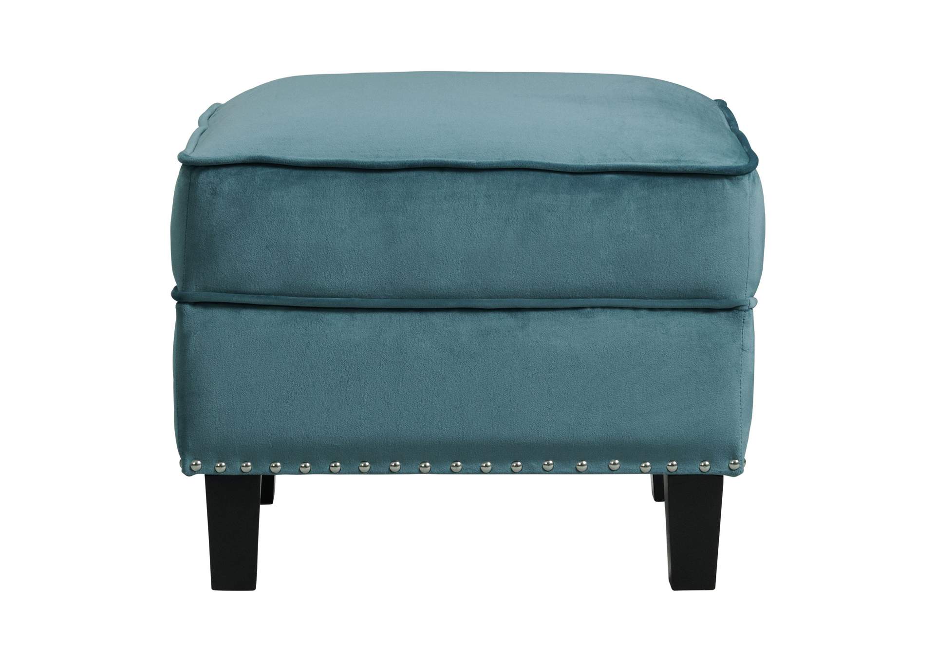 Tiffany Ottoman In Broadway Marine Blue,Elements