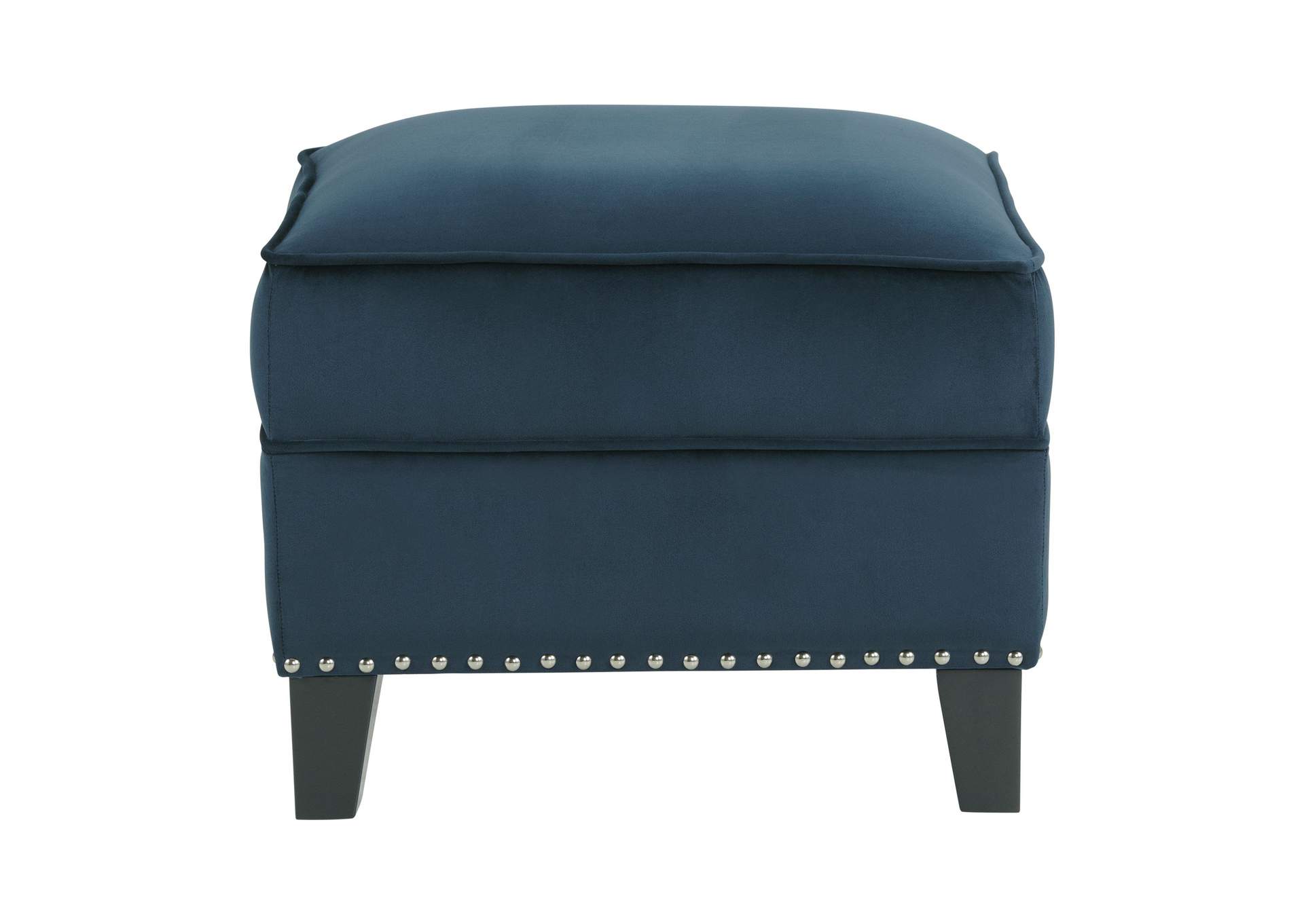 Tiffany Ottoman In Broadway Navy,Elements