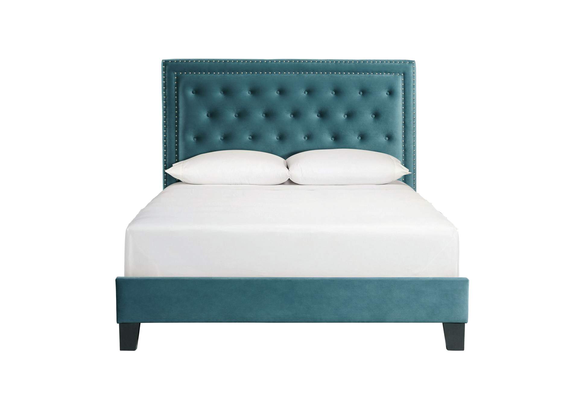 Tiffany Full Bed In Broadway Marine Blue,Elements