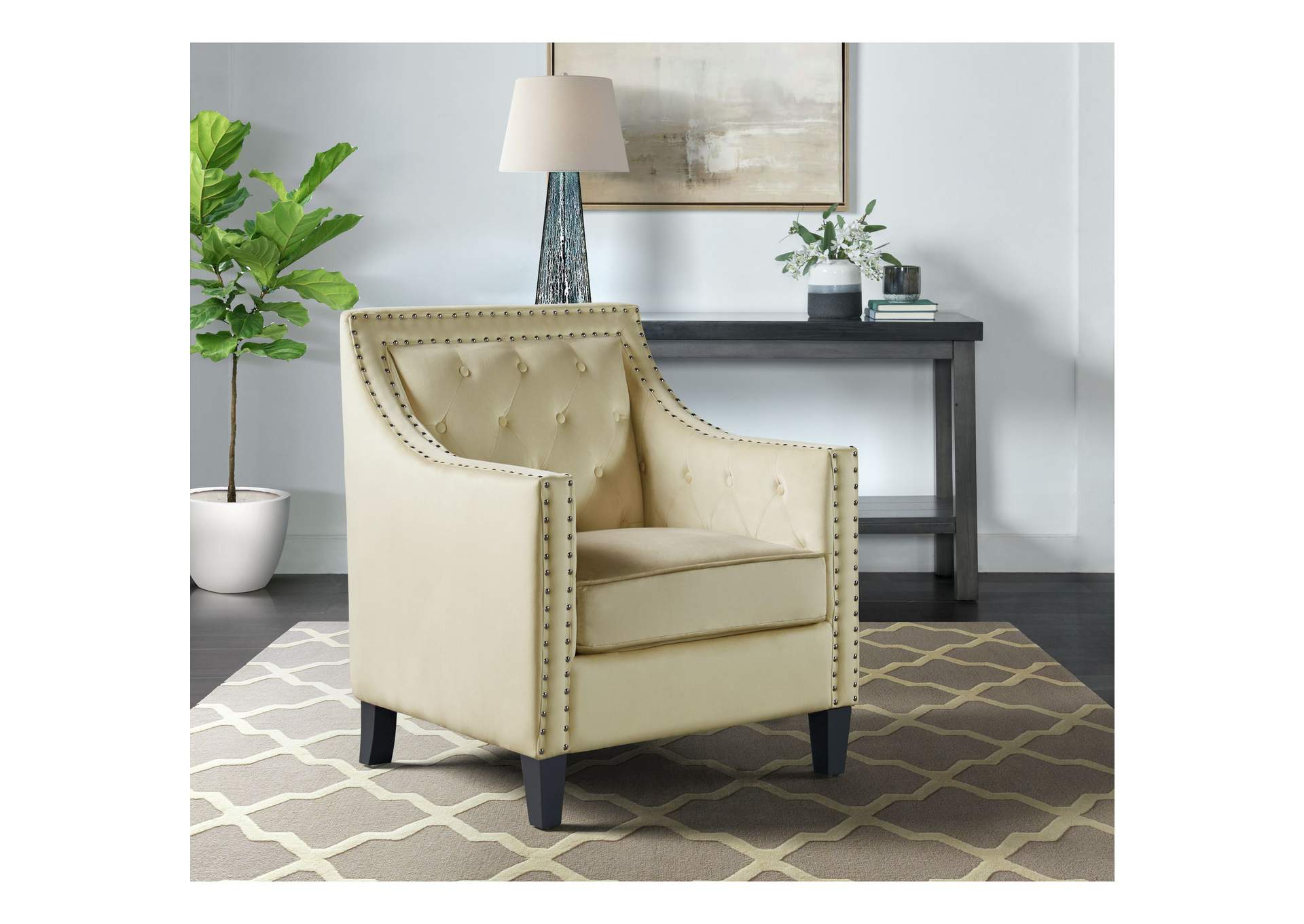 Tiffany 16042 Chair Broadway Cream,Elements