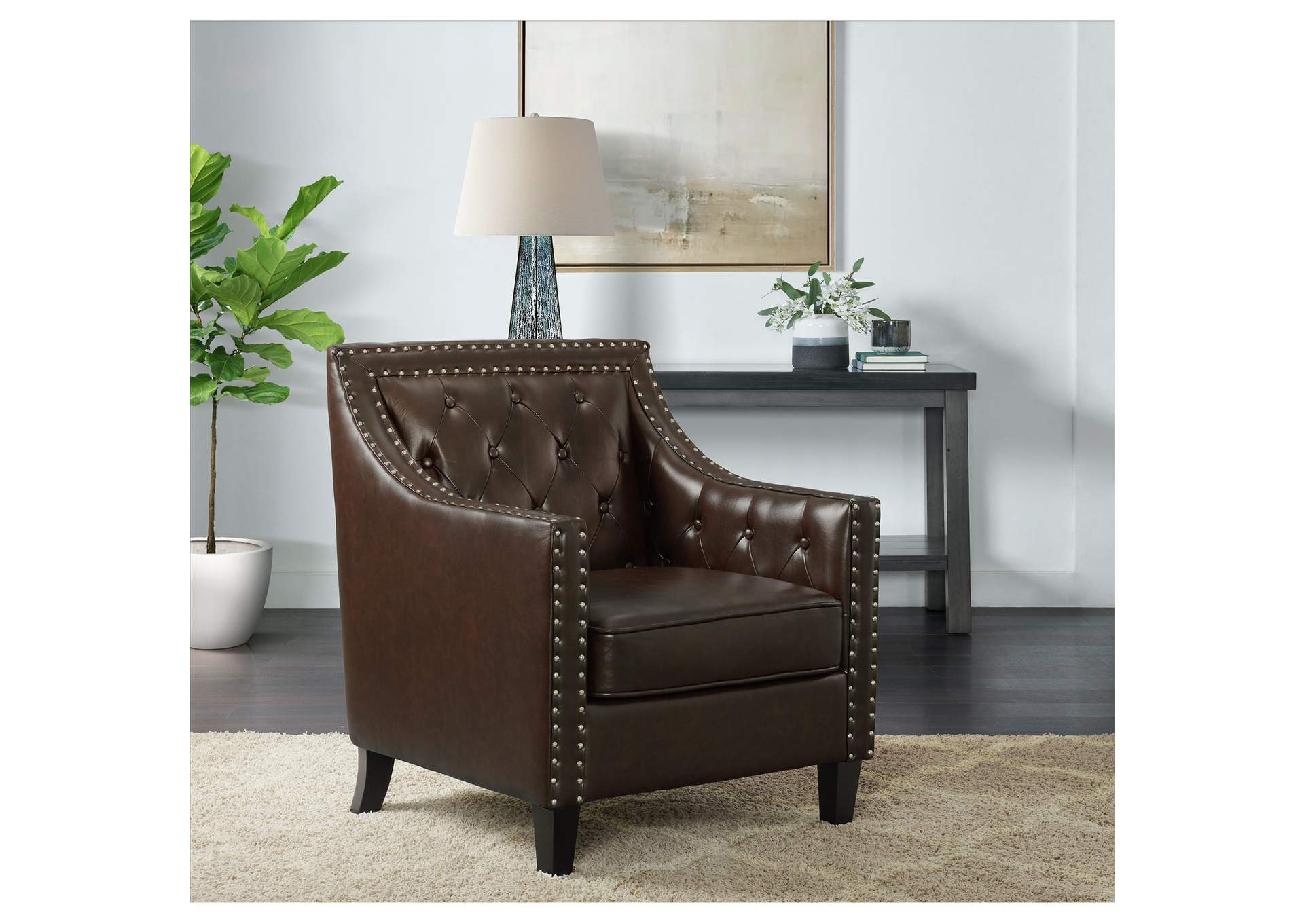 Tiffany 16042 Chair In Phoenix Brown,Elements