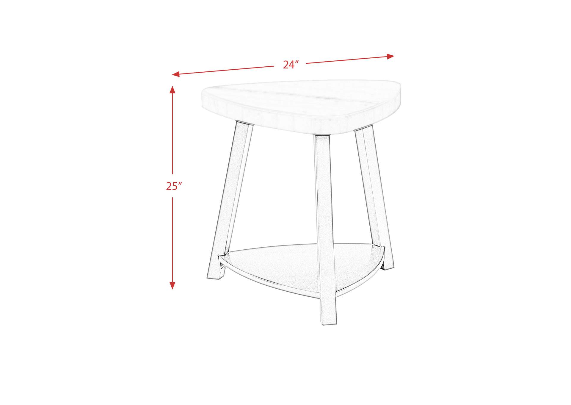 Trinity End Table,Elements