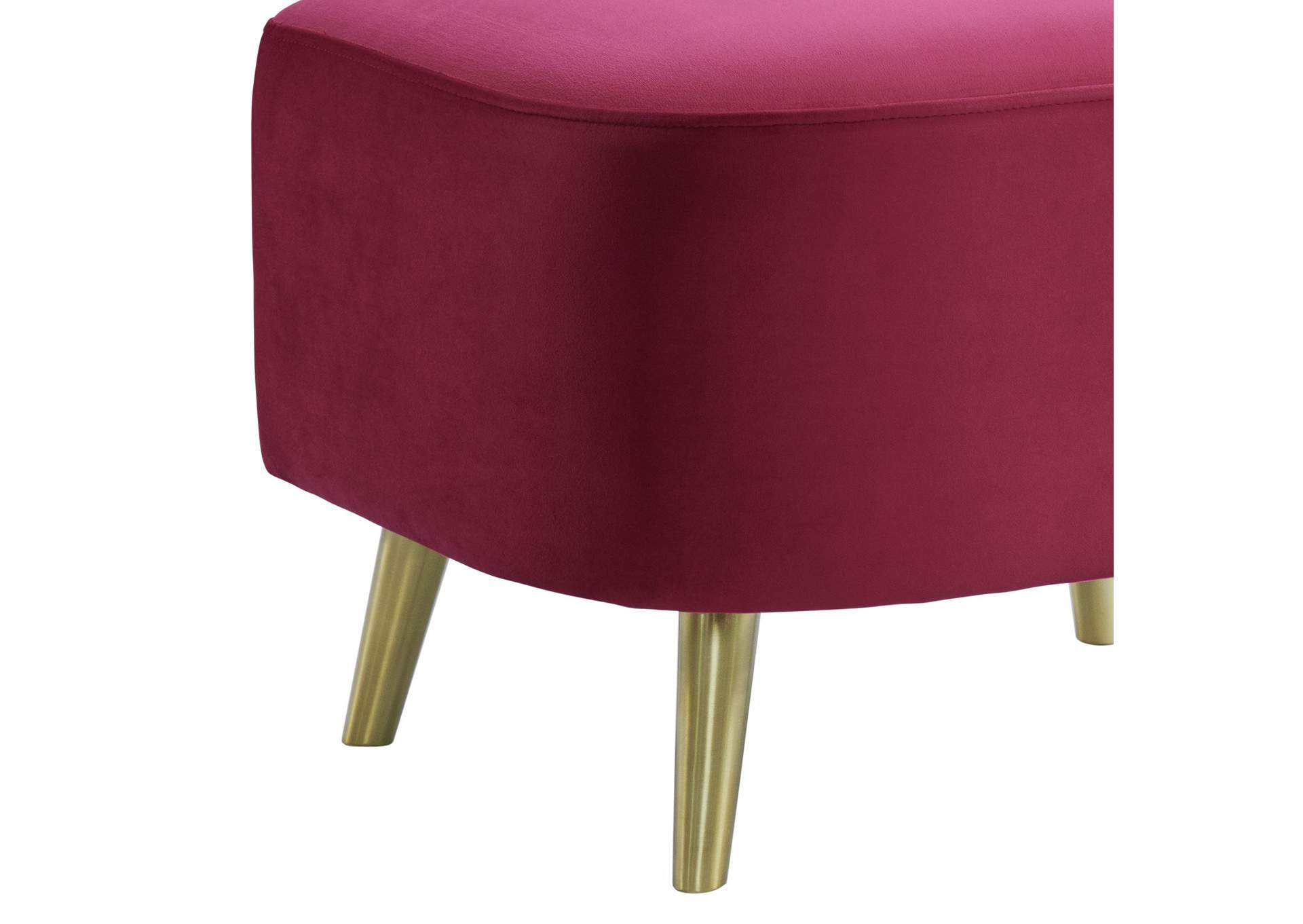 Trinity Ottoman In Broadway Red,Elements