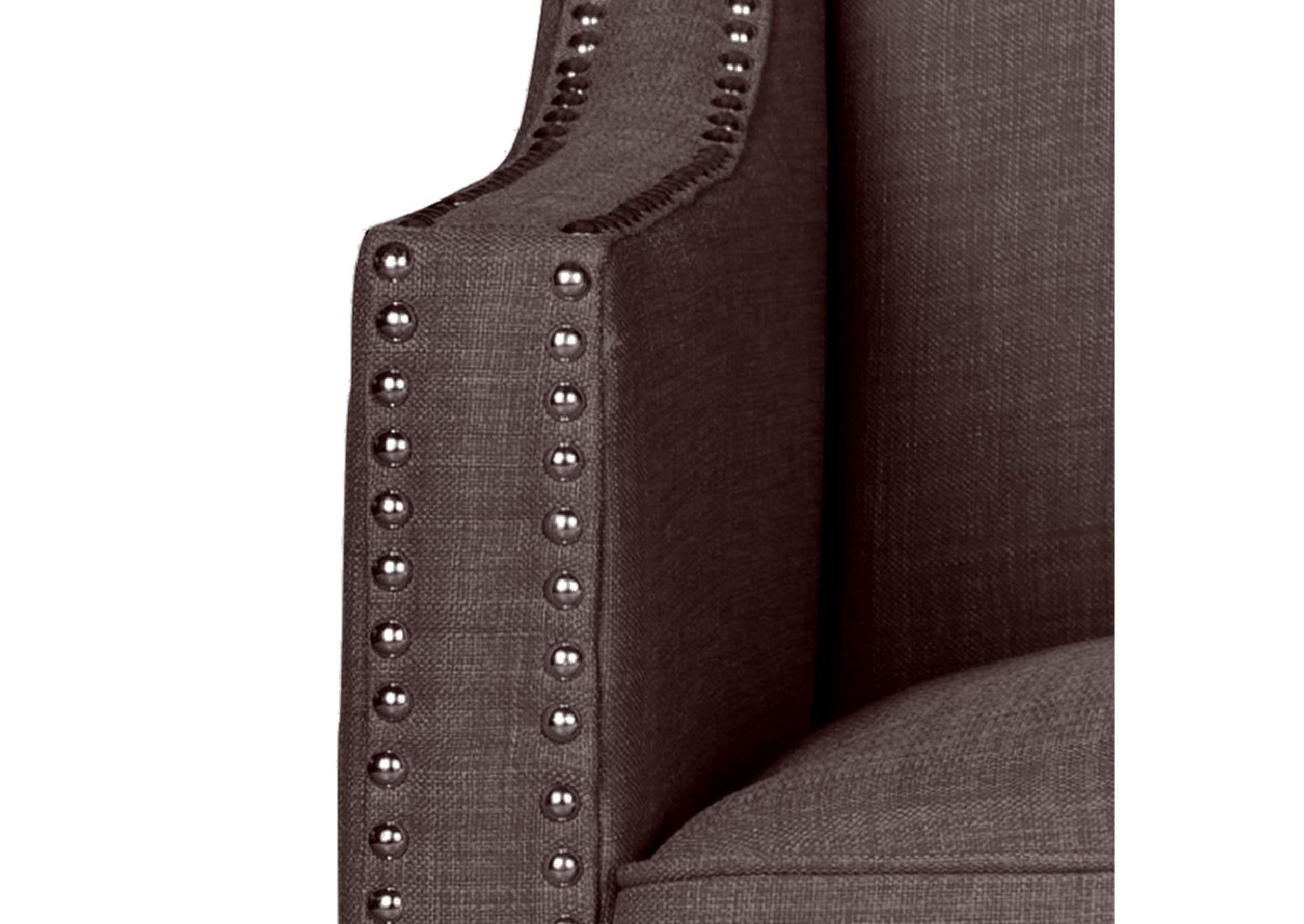 Erica 497 Chair With Chrome Nails Heirloom Chocolate,Elements