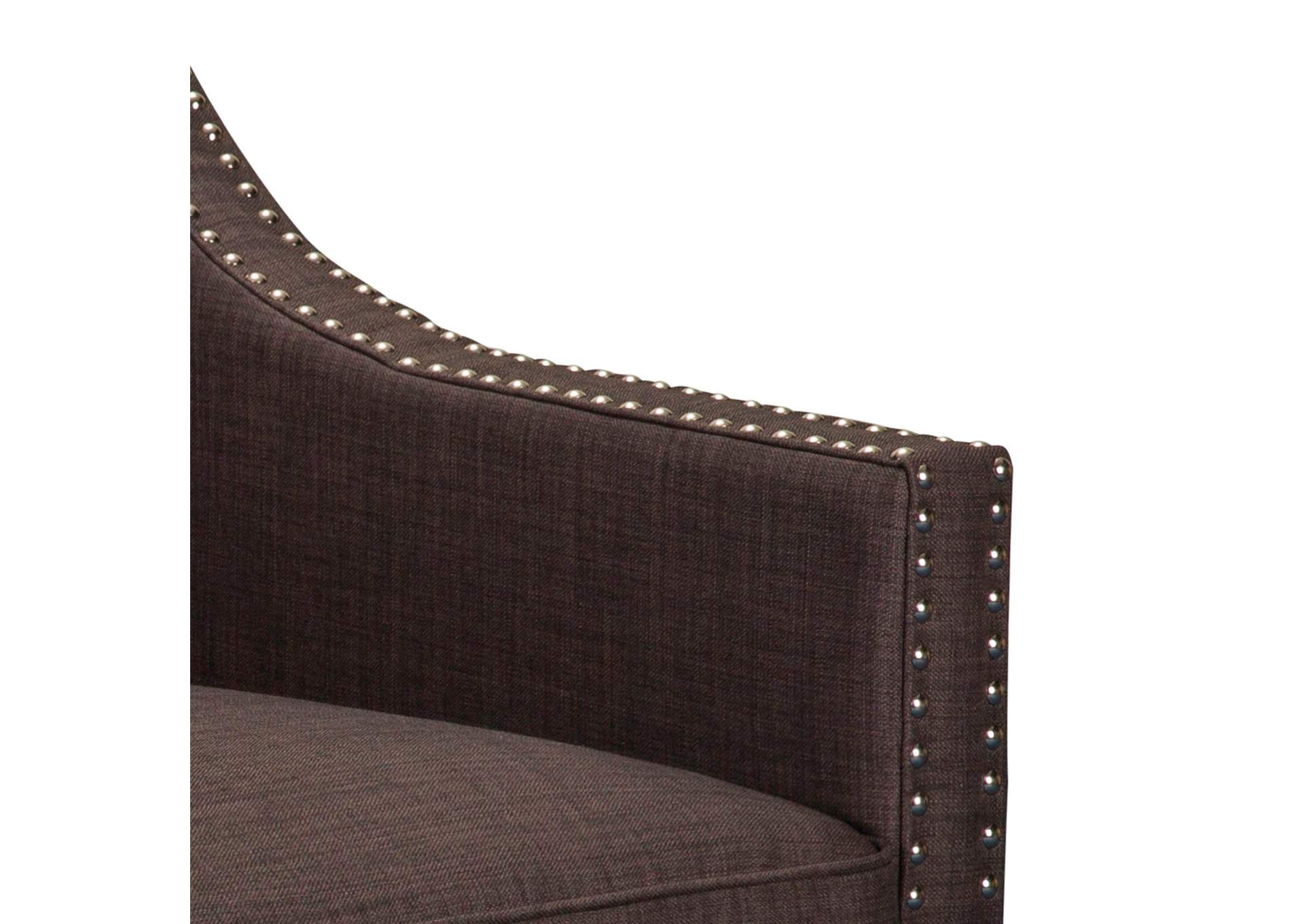 Erica 497 Chair With Chrome Nails Heirloom Chocolate,Elements