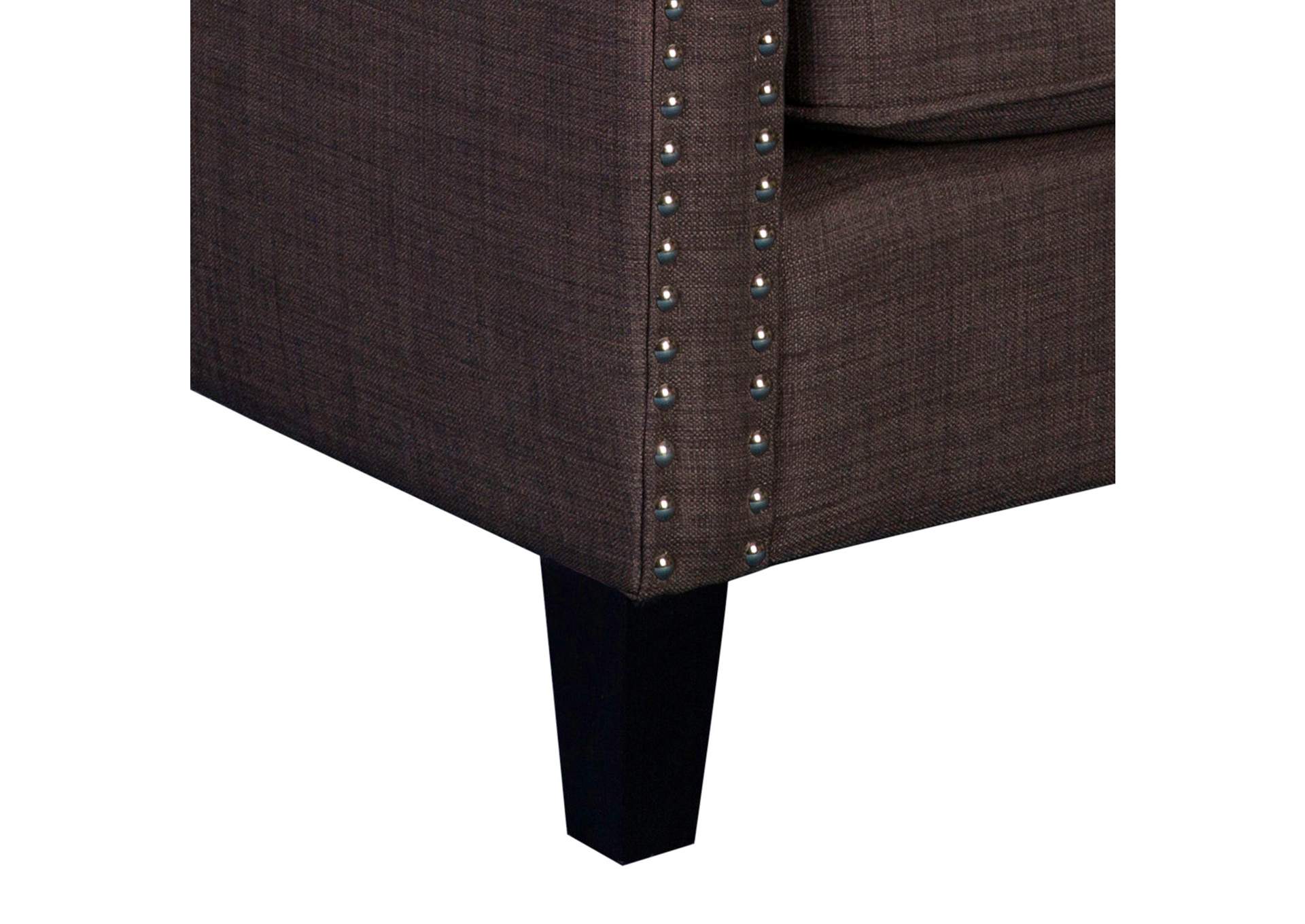Erica Chair Ottoman Chocolate,Elements
