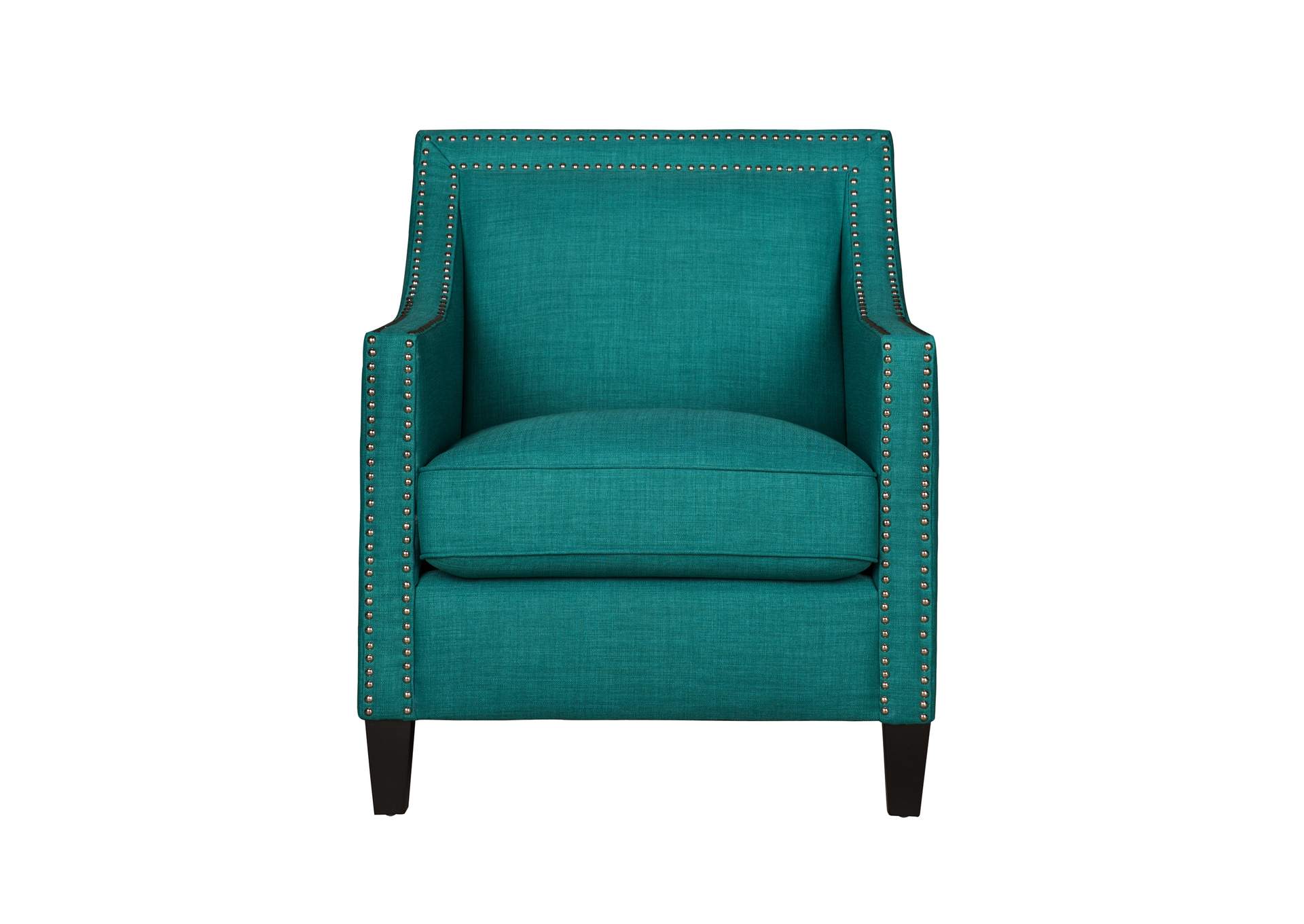 Erica 497 Chair With Chrome Nails Heirloom Aqua - Teal,Elements