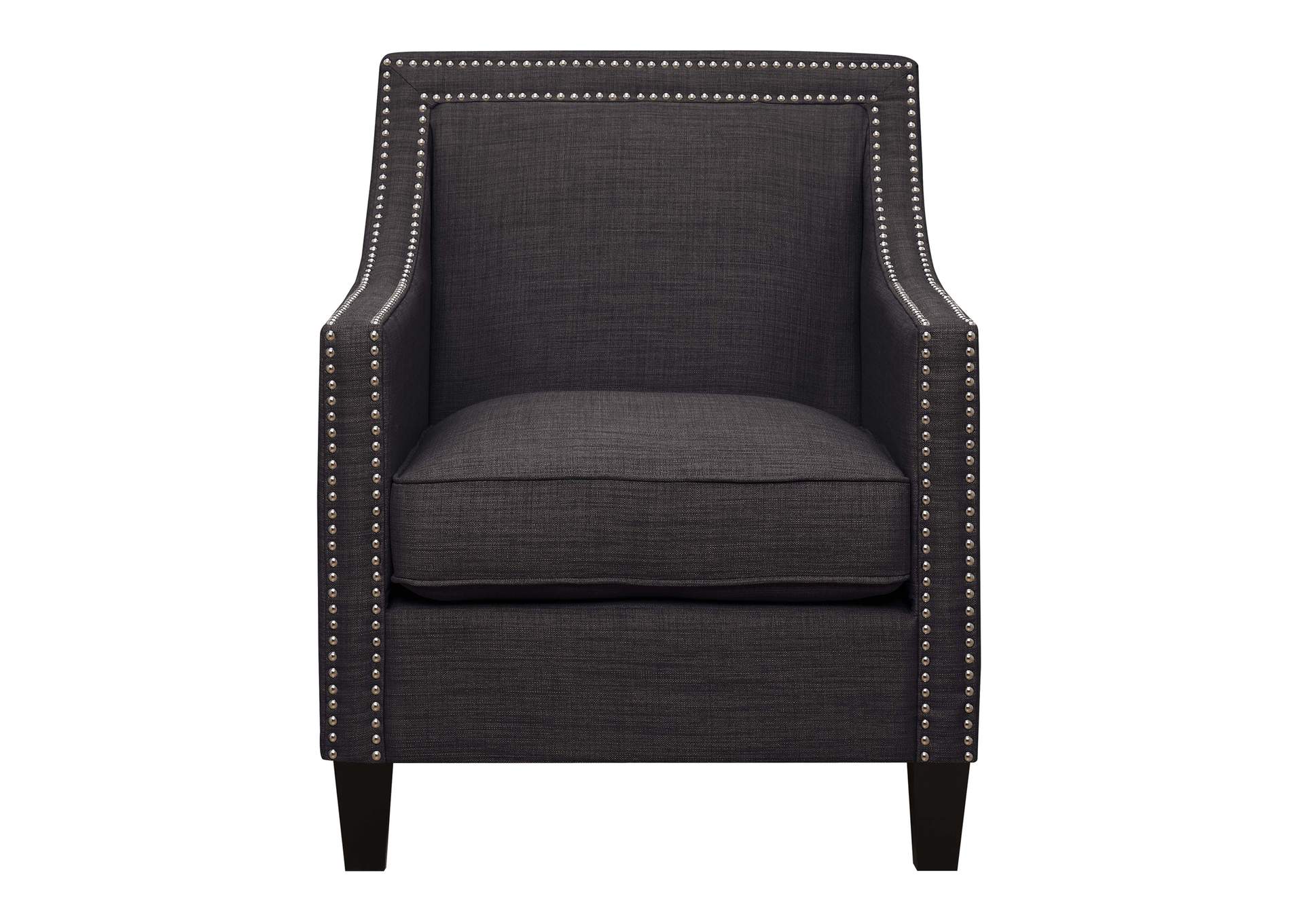 Erica 497 Chair With Chrome Nails Heirloom Charcoal,Elements