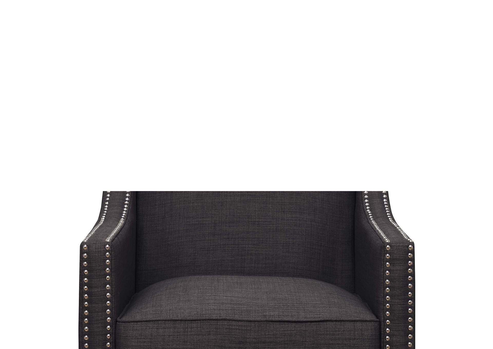 Erica 497 Chair With Chrome Nails Heirloom Charcoal,Elements