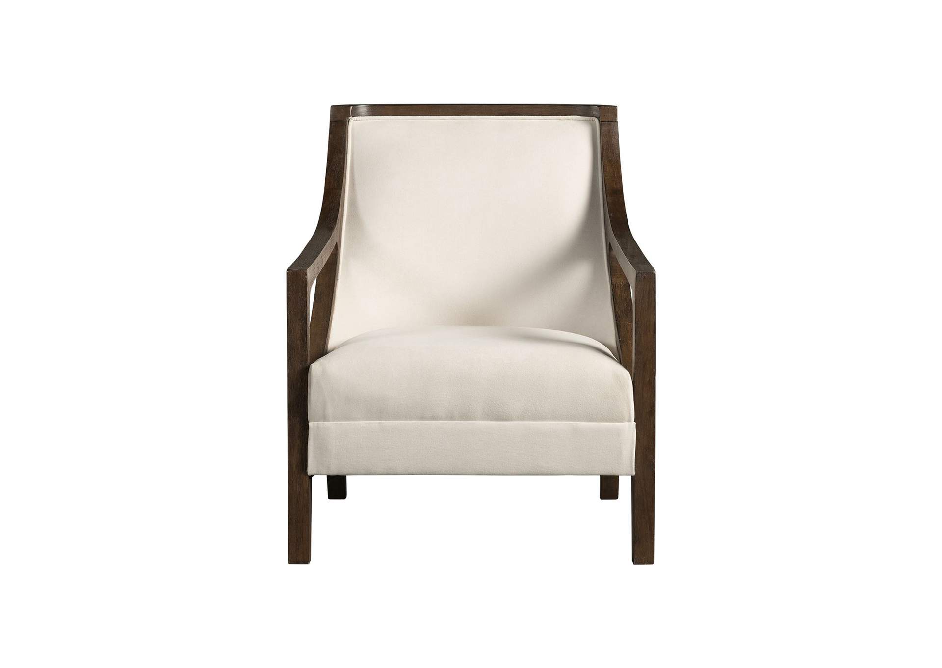 Hopkins Chair With Brown Arm Columbia Natural,Elements