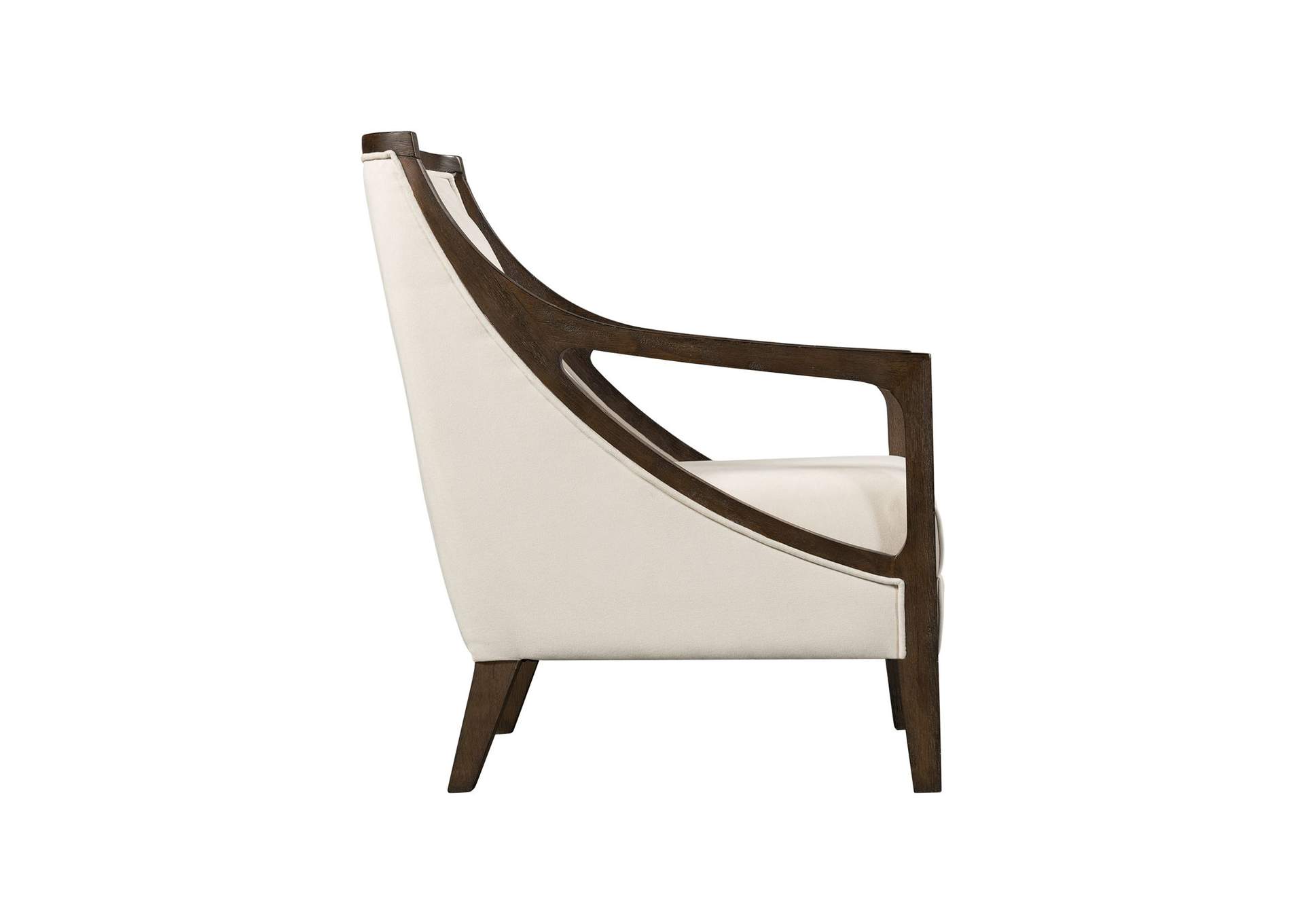 Hopkins Chair With Brown Arm Columbia Natural,Elements