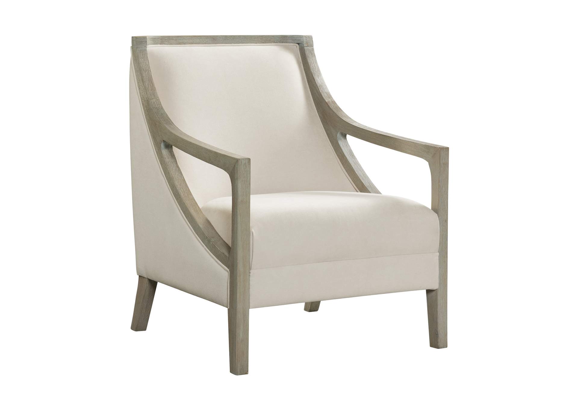 Hopkins Chair With White Wash Arm Columbia Natural,Elements