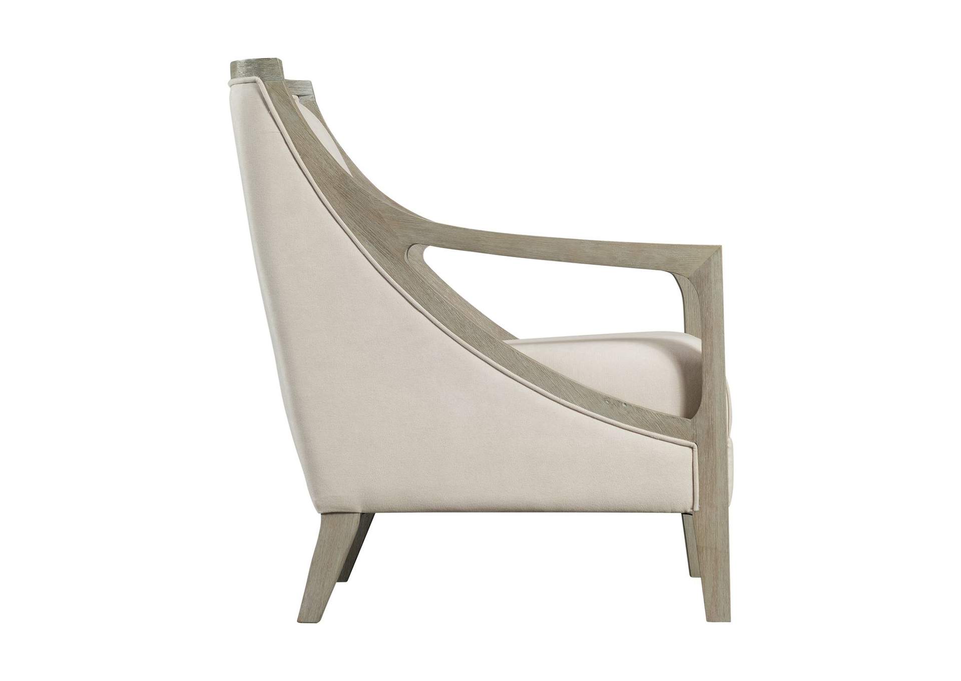 Hopkins Chair With White Wash Arm Columbia Natural,Elements