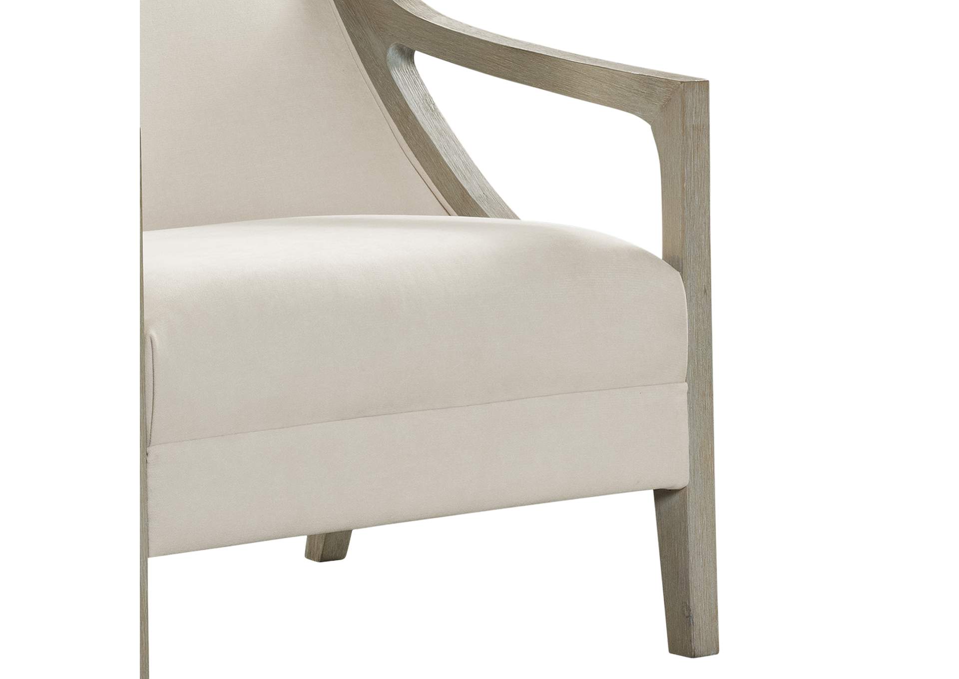 Hopkins Chair With White Wash Arm Columbia Natural,Elements