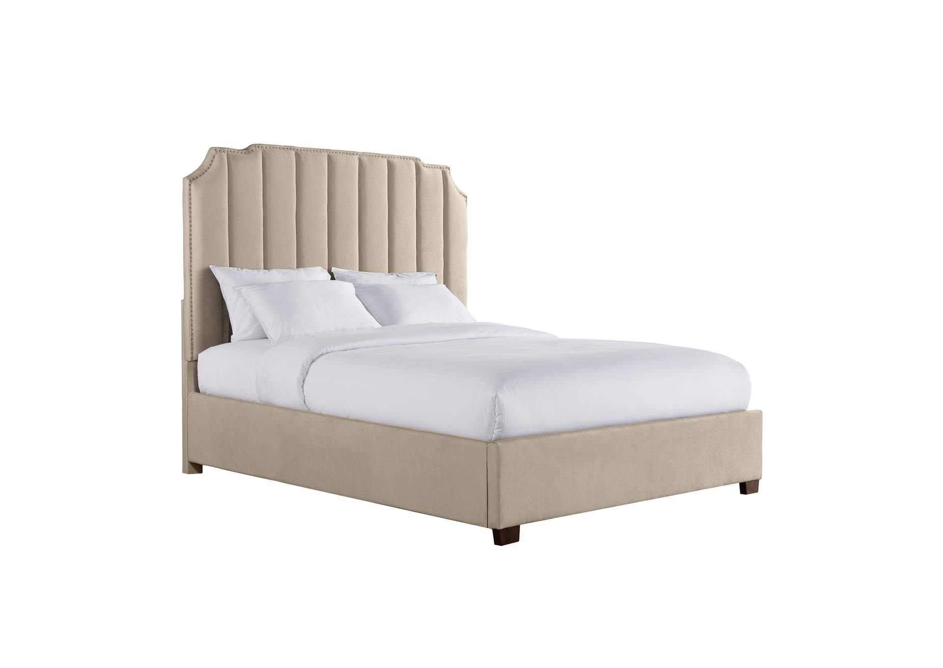 Harper Queen Bed Boulder Sand,Elements