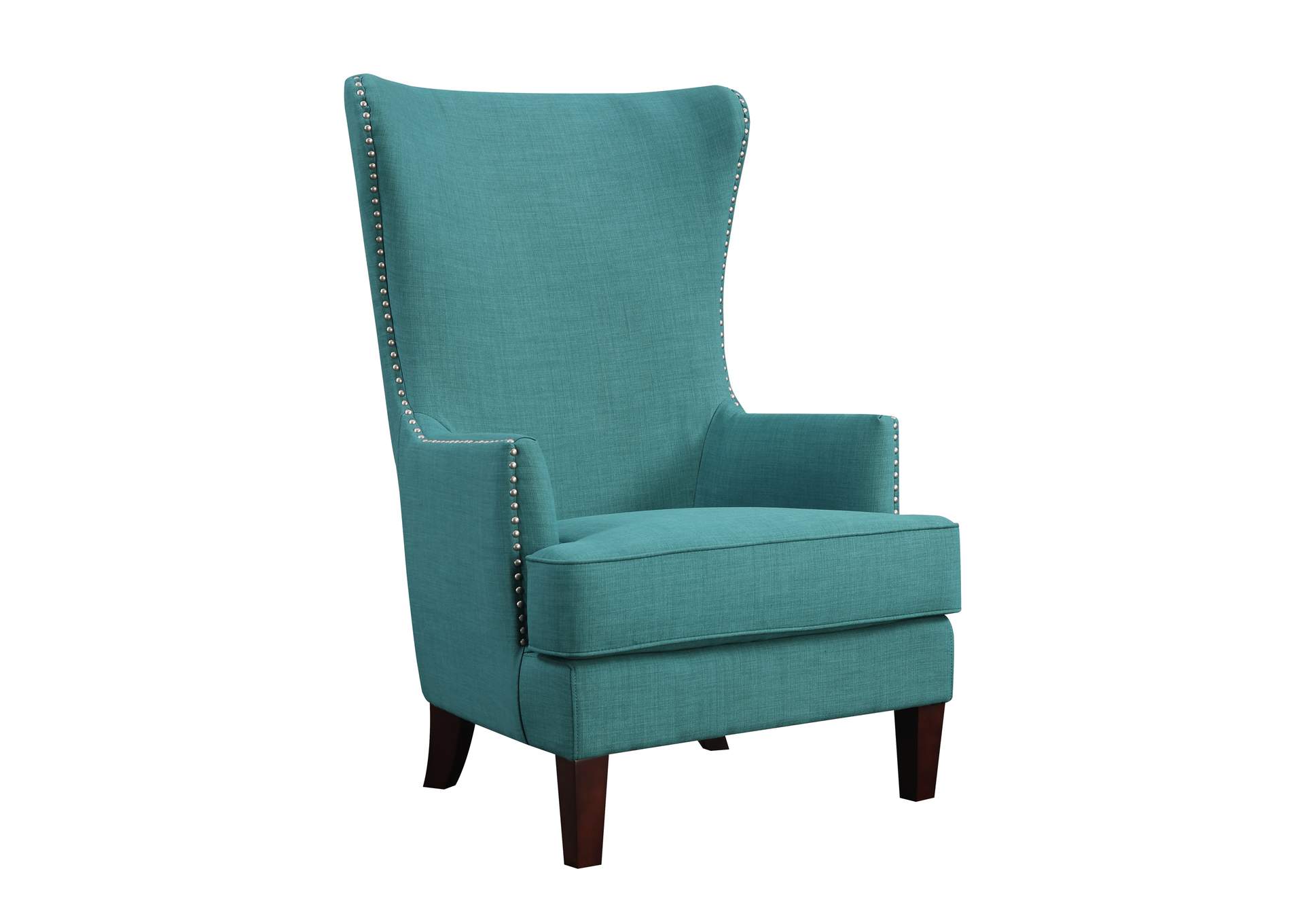 Kori 724 Chair With Chrome Nails Heirloom Aqua - Teal,Elements