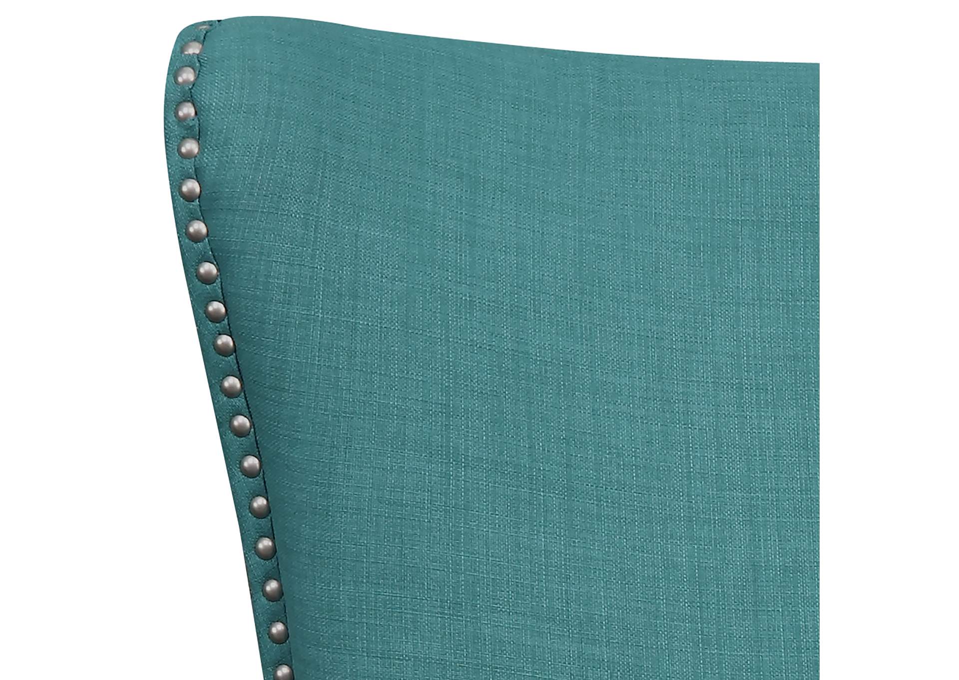 Kori 724 Chair With Chrome Nails Heirloom Aqua - Teal,Elements