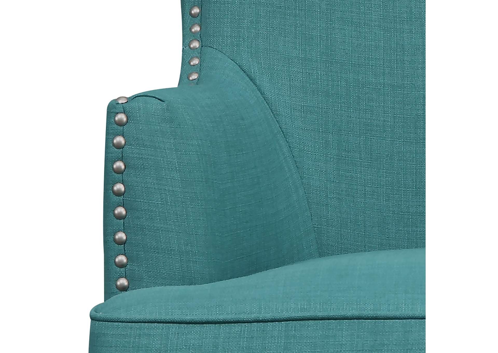 Kori 724 Chair With Chrome Nails Heirloom Aqua - Teal,Elements