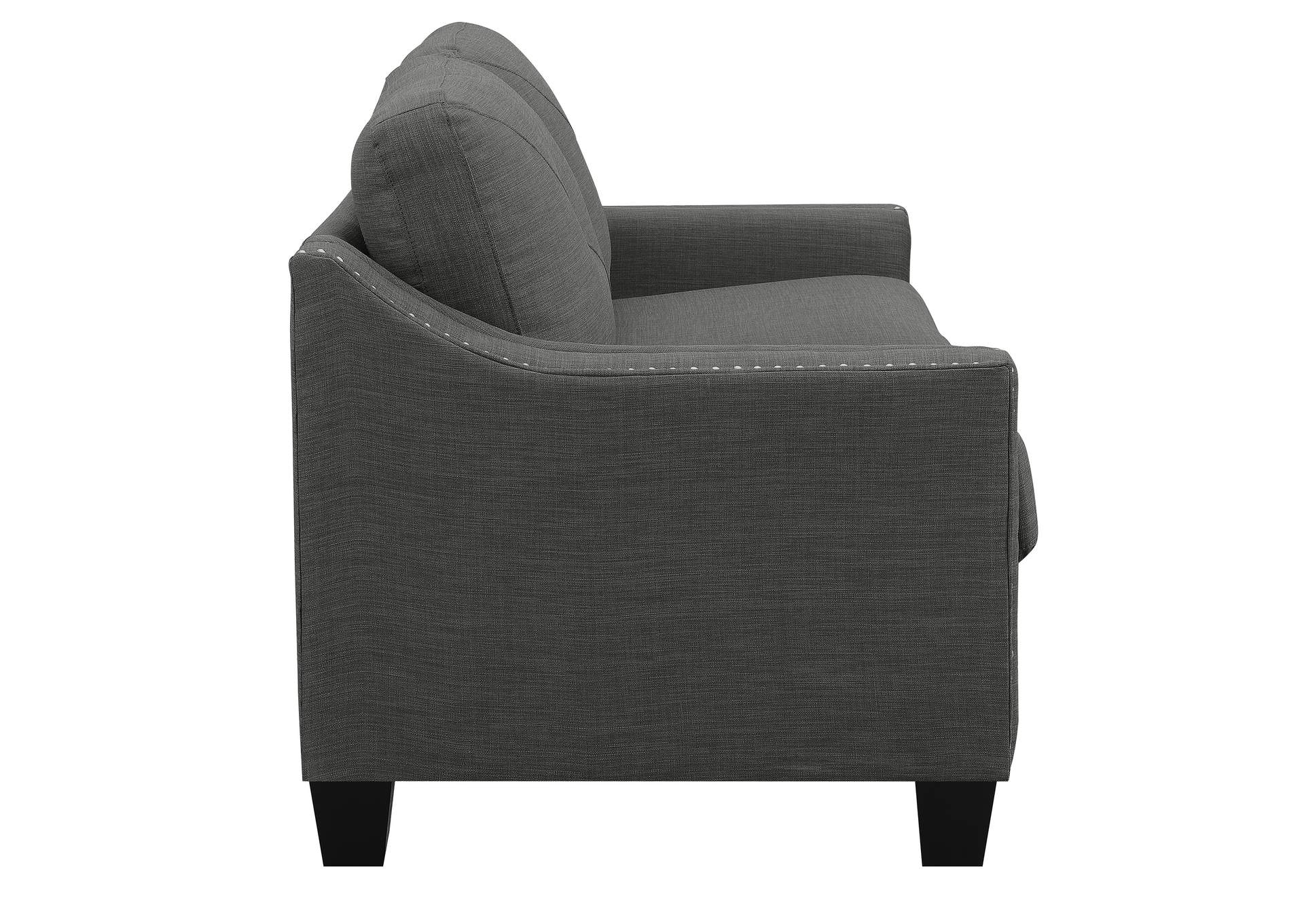 Malone 6651 Loveseat 72 Heirloom Charcoal,Elements