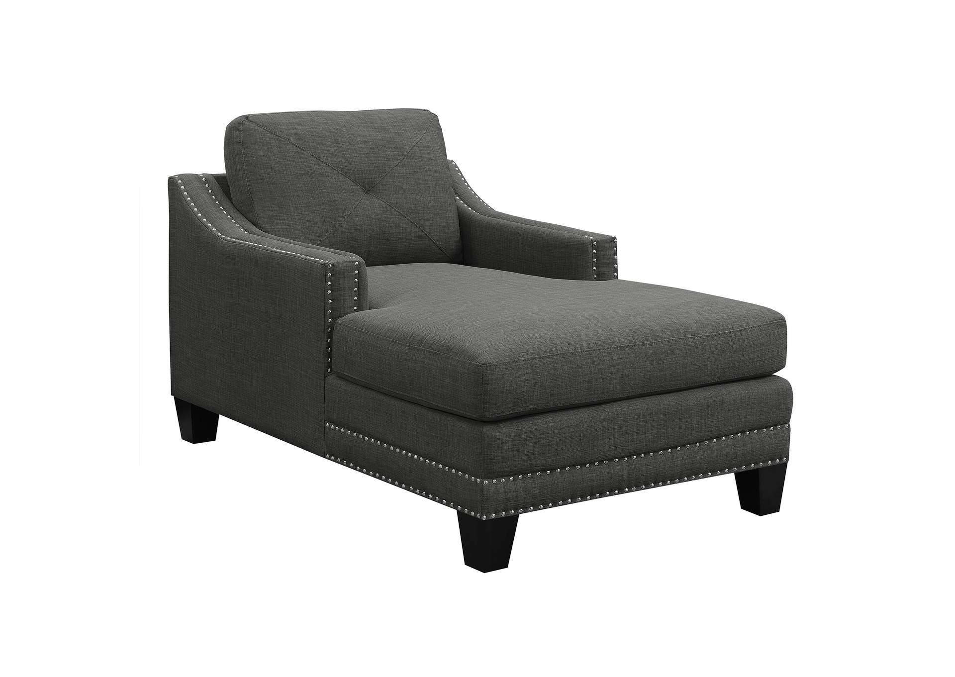 Malone Chair Chaise In Heirloom Charcoal,Elements