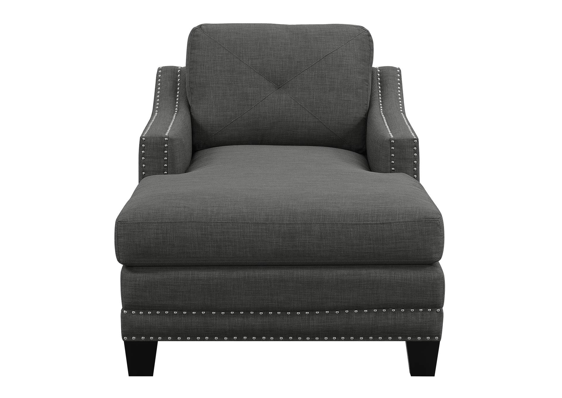 Malone Chair Chaise In Heirloom Charcoal,Elements