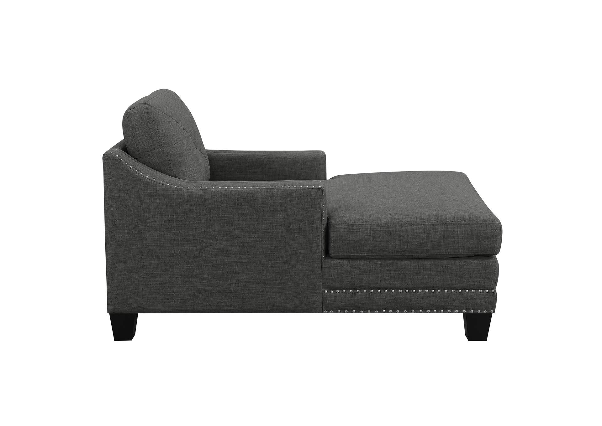Malone Chair Chaise In Heirloom Charcoal,Elements