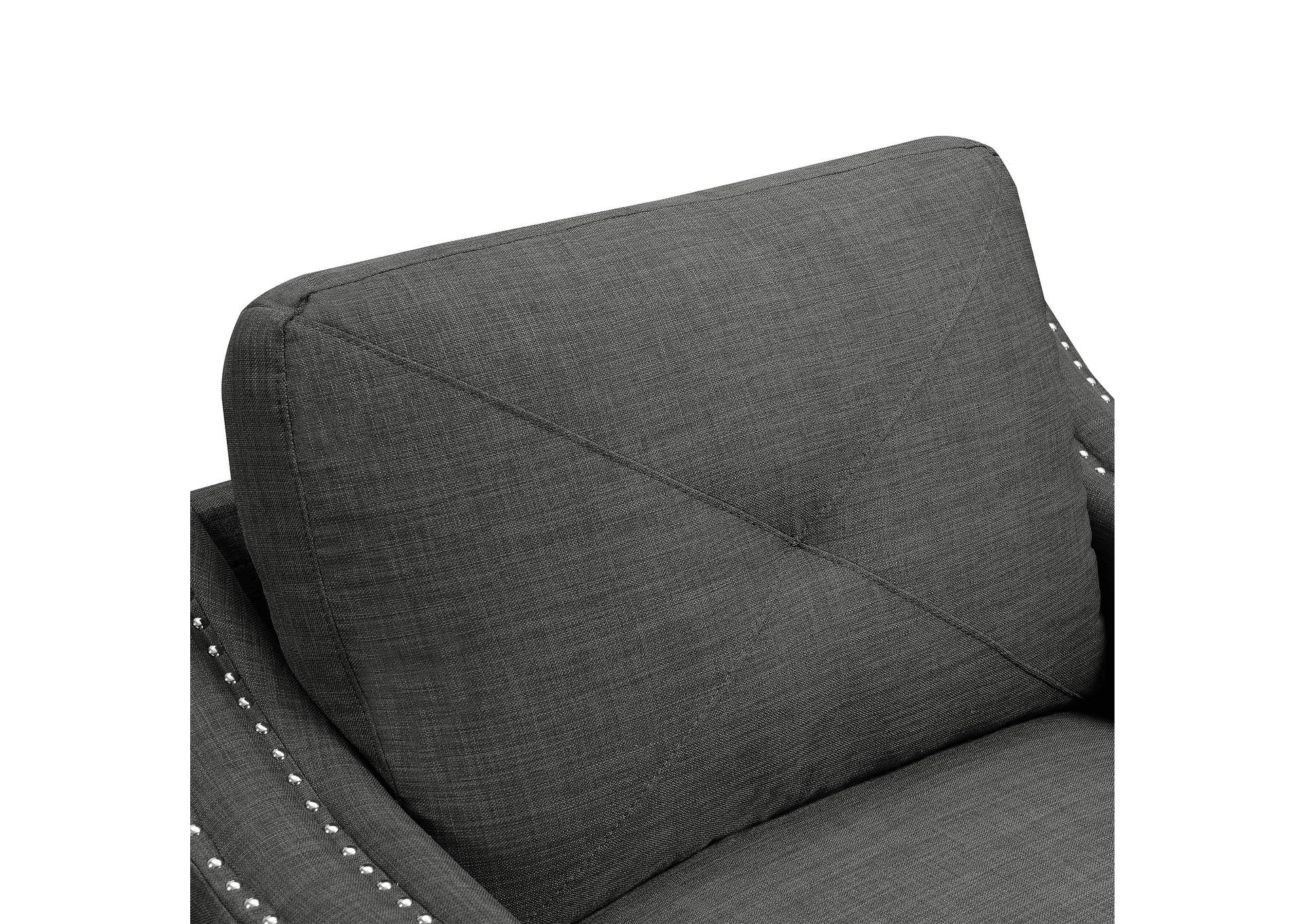 Malone Chair Chaise In Heirloom Charcoal,Elements