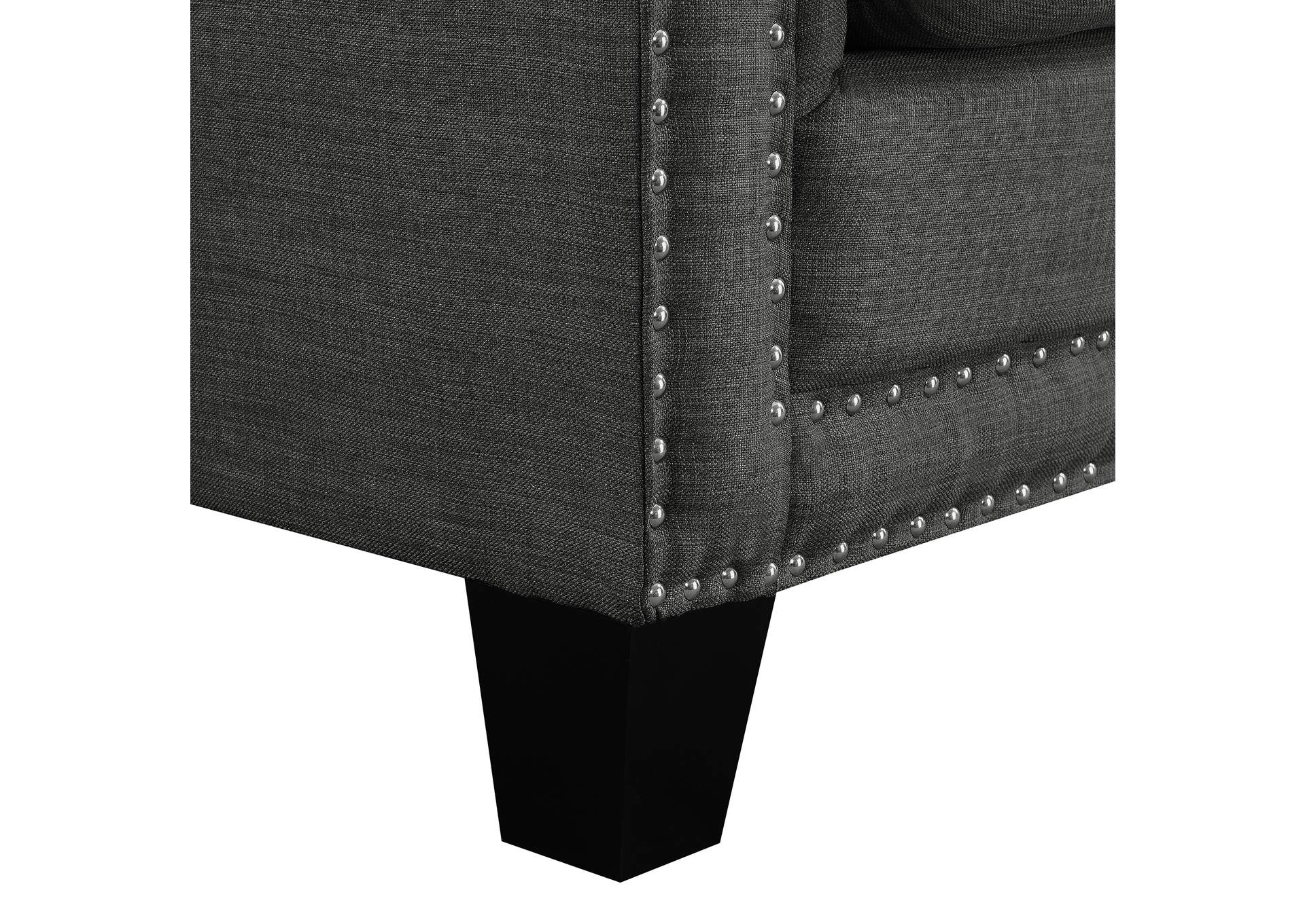 Malone Chair Chaise In Heirloom Charcoal,Elements