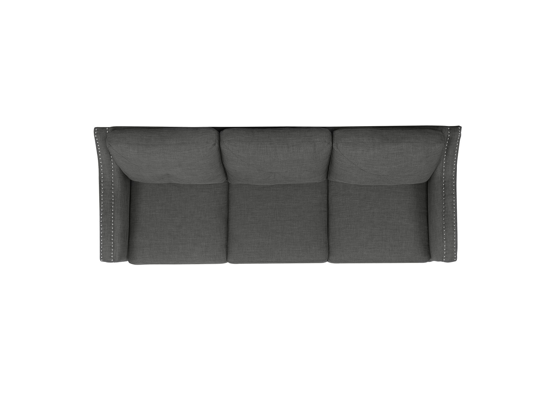 Malone 2 Piece Set - Sofa Loveseat In Charcoal,Elements