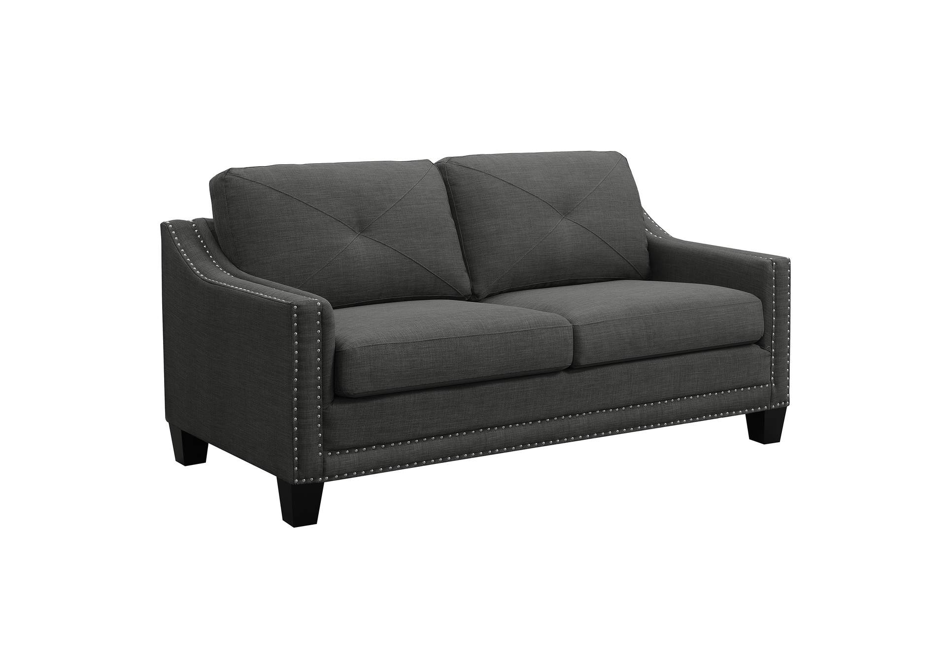 Malone 6651 Loveseat 72 Heirloom Charcoal,Elements