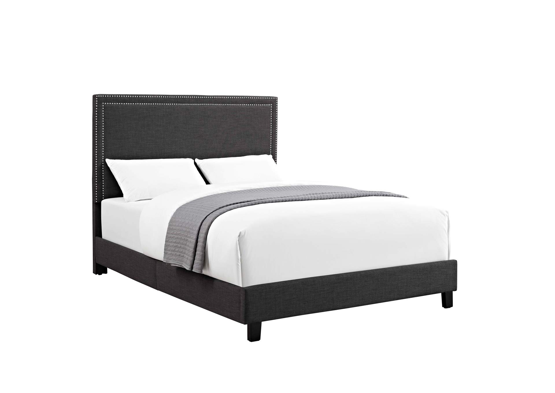 Erica Queen Bed Heirloom Charcoal,Elements