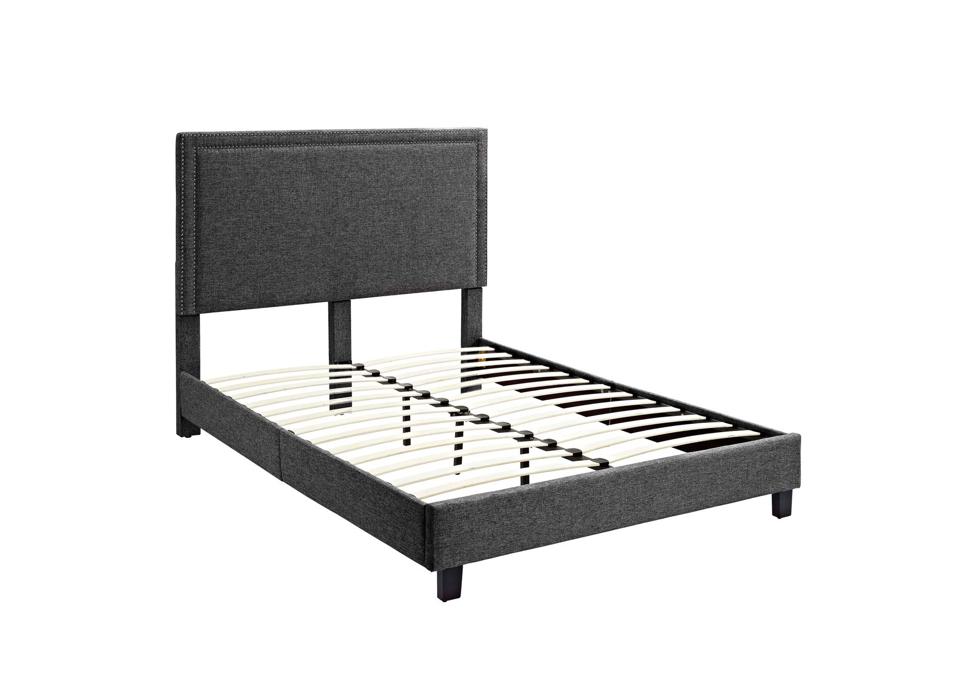 Erica Queen Bed Heirloom Charcoal,Elements