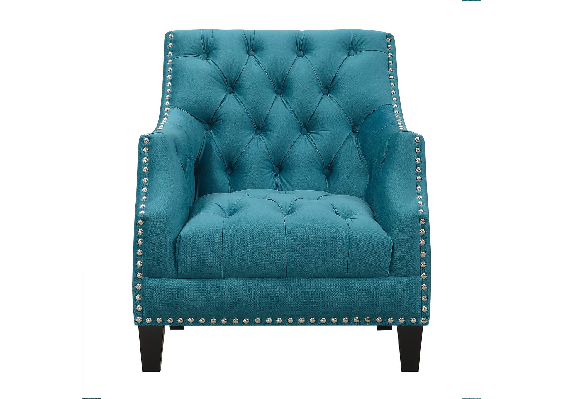 Norway Accent Chair Ottoman Teal,Elements