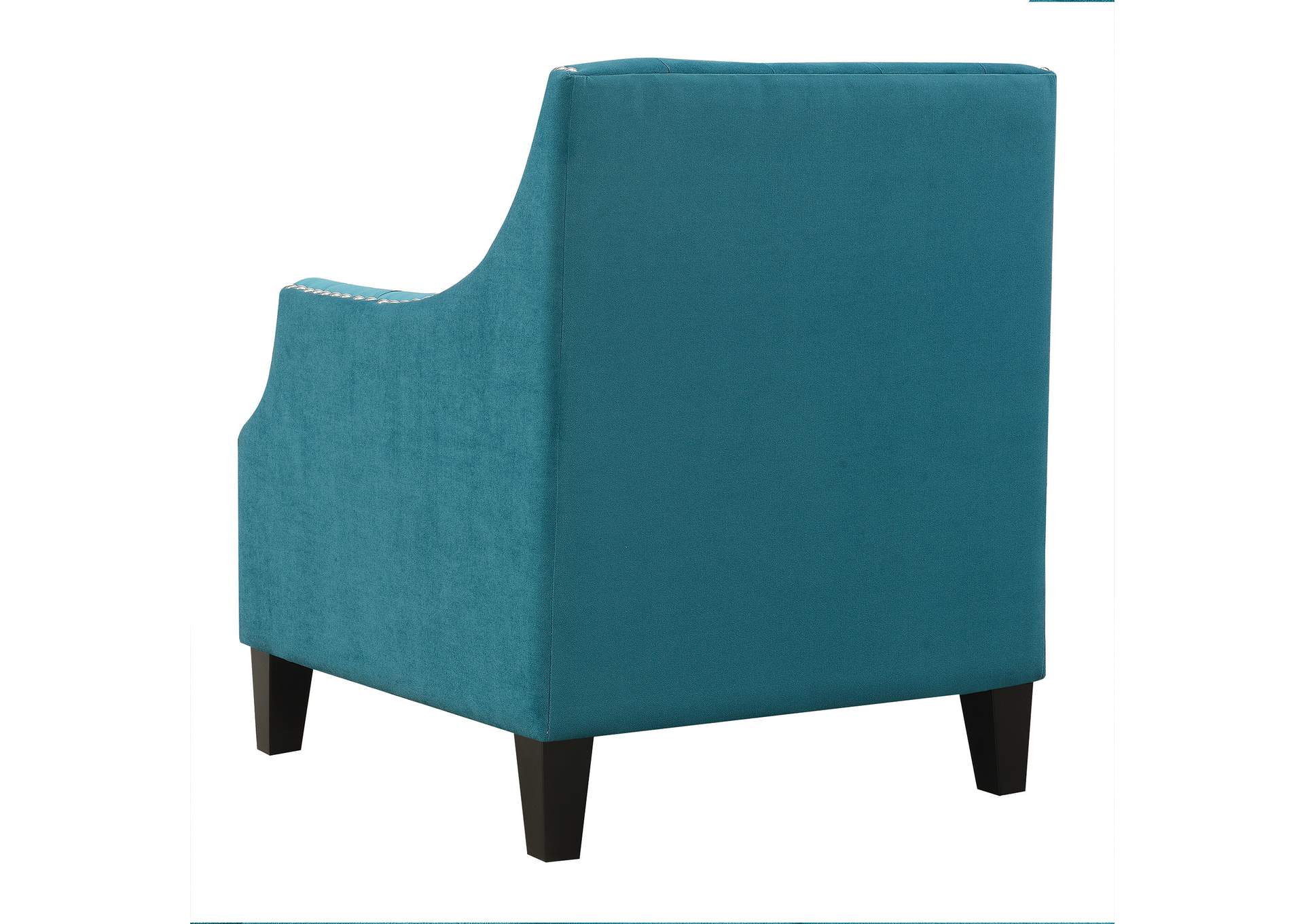 Norway Accent Chair Ottoman Teal,Elements