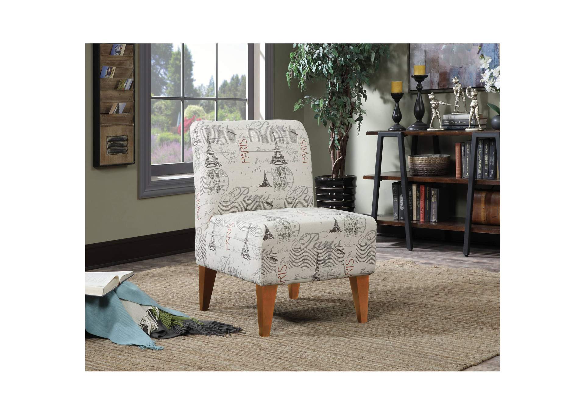 Scarlett Slipper Chair Paris Pattern A L1126A - 1,Elements