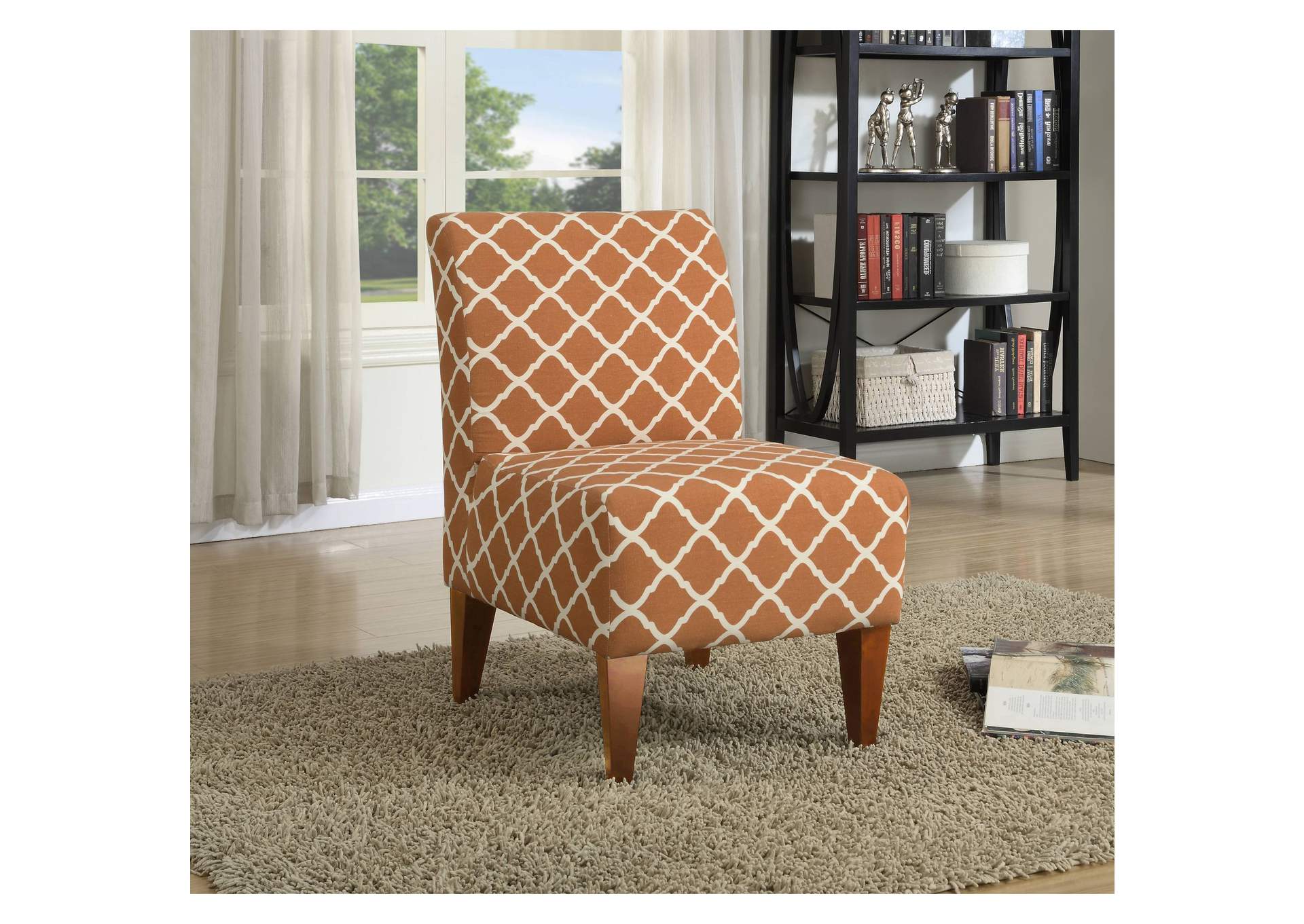 Scarlett Slipper Chair - Orange L1386 - 3,Elements